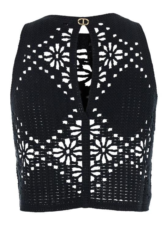 TWINSET TWINSET Women Tops 251TT320200006 Black Size XS / US 0-2 / IT 36-38 - 2 Thumbnail