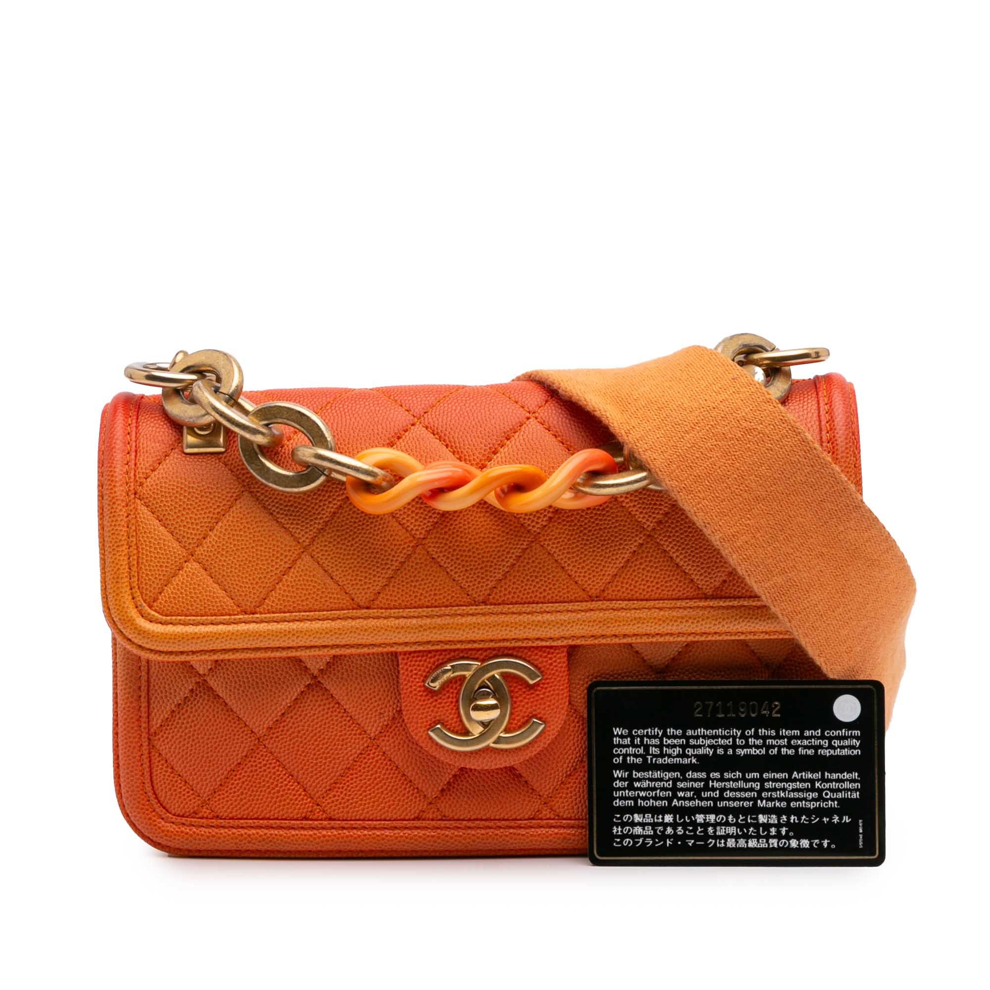 Chanel Chanel Small Quilted Caviar Sunset On The Sea Flap Size ONE SIZE - 10 Thumbnail