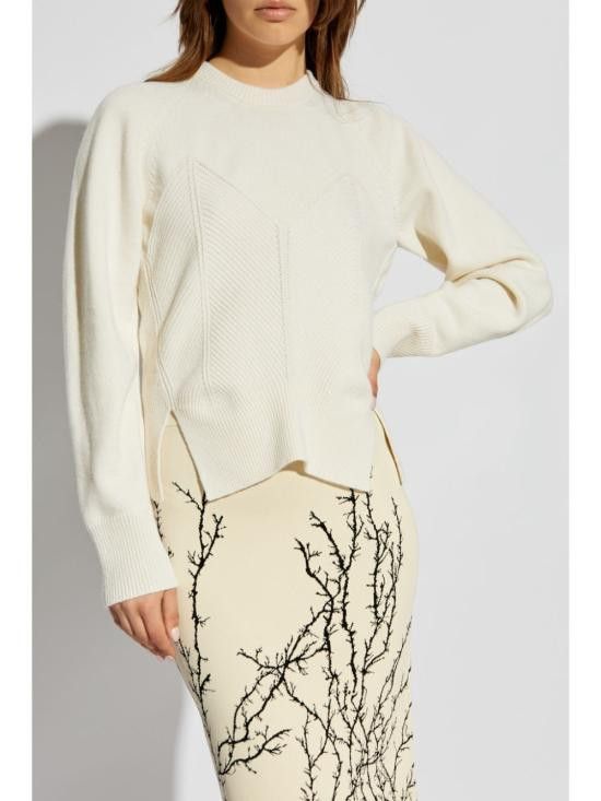 Alexander McQueen ALEXANDER MCQUEEN Women Tops 798349 Q1BAP9004 White Size M / US 6-8 / IT 42-44 - 5 Thumbnail