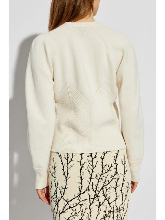 Alexander McQueen ALEXANDER MCQUEEN Women Tops 798349 Q1BAP9004 White Size M / US 6-8 / IT 42-44 - 2 Thumbnail