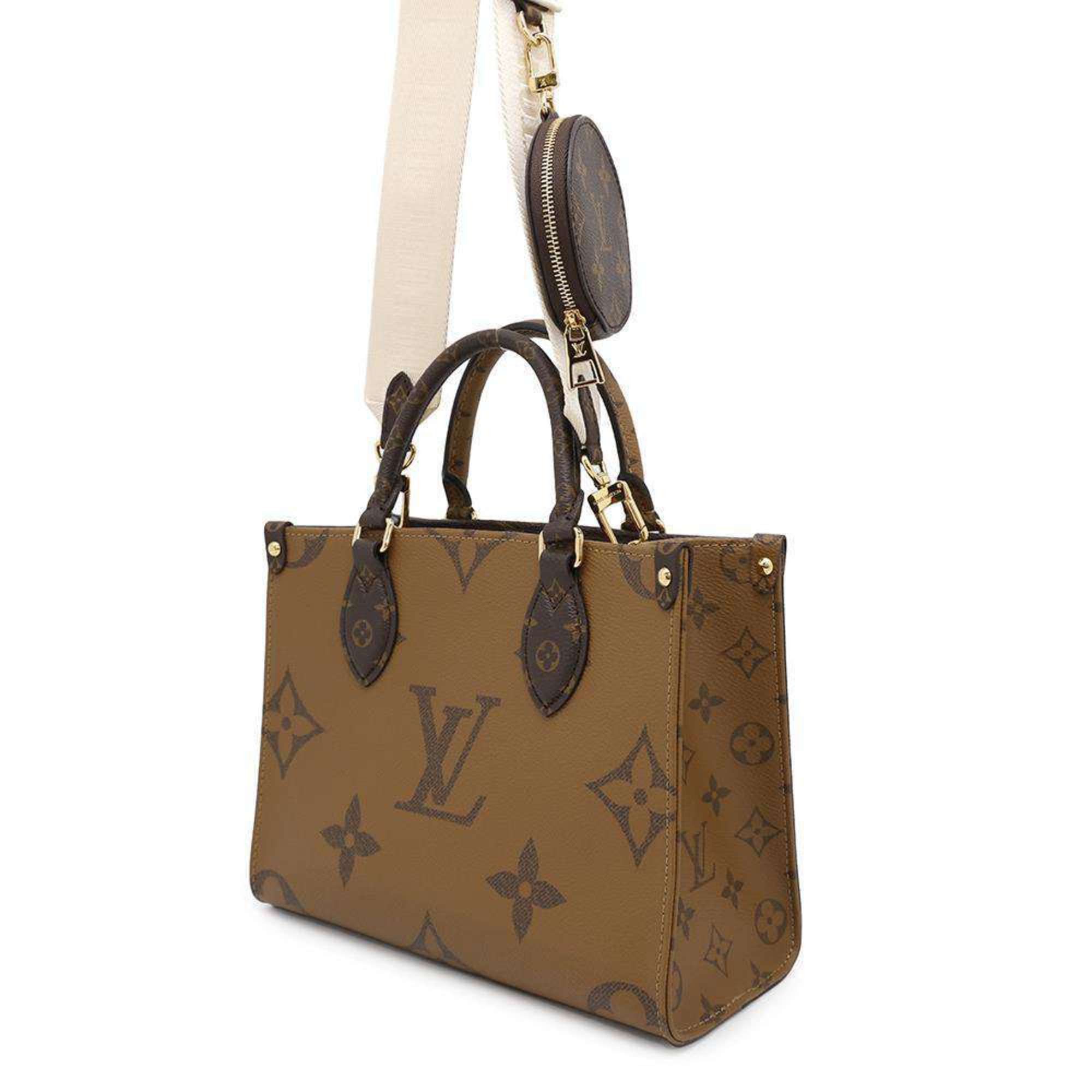 Louis Vuitton Handbag Monogram Reverse Giant On-the-Go PM M46373