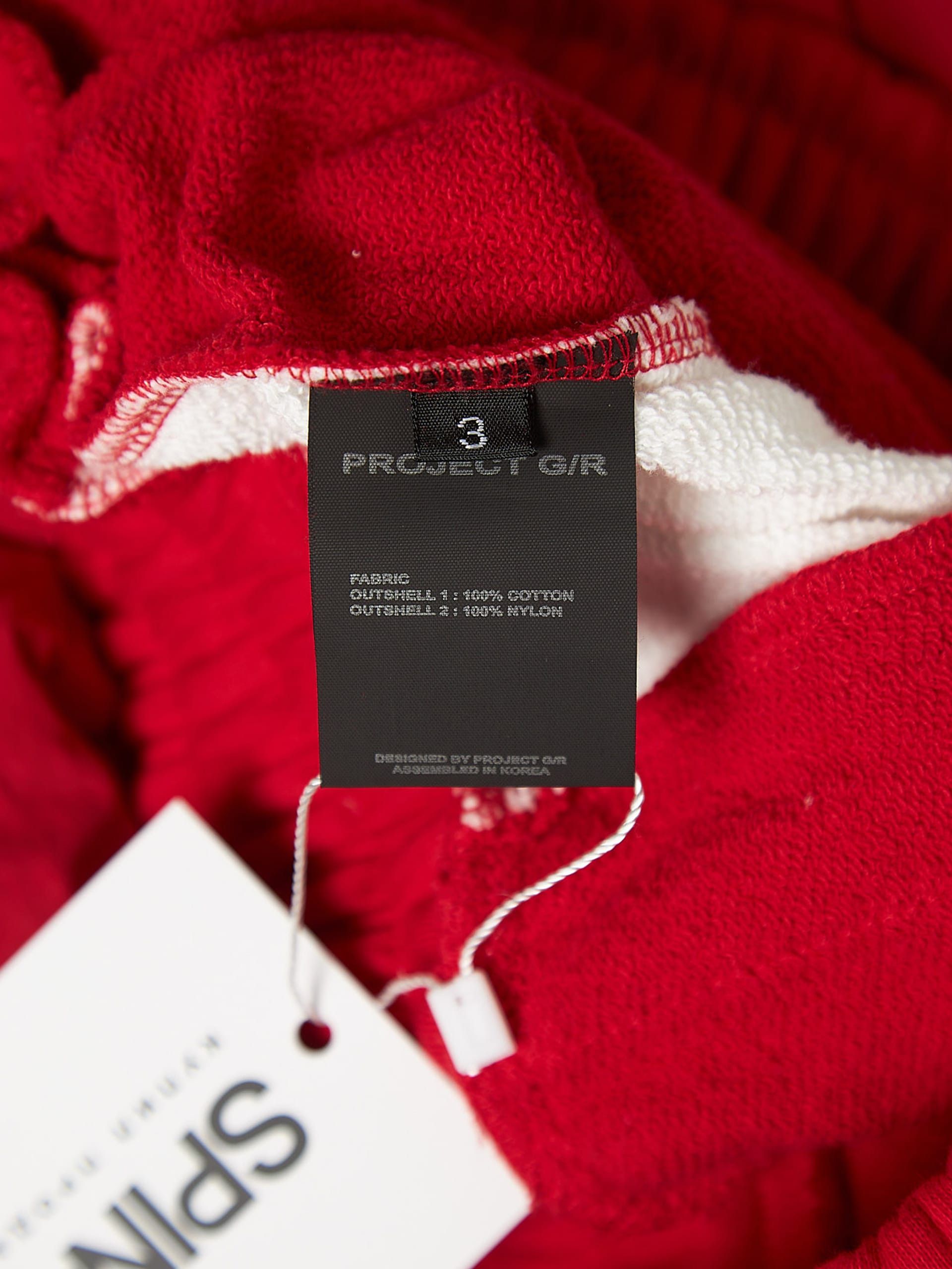 PROJECT G/R Red Reconstructed Hybrid Track Jacket Size US M / EU 48-50 / 2 - 4 Thumbnail
