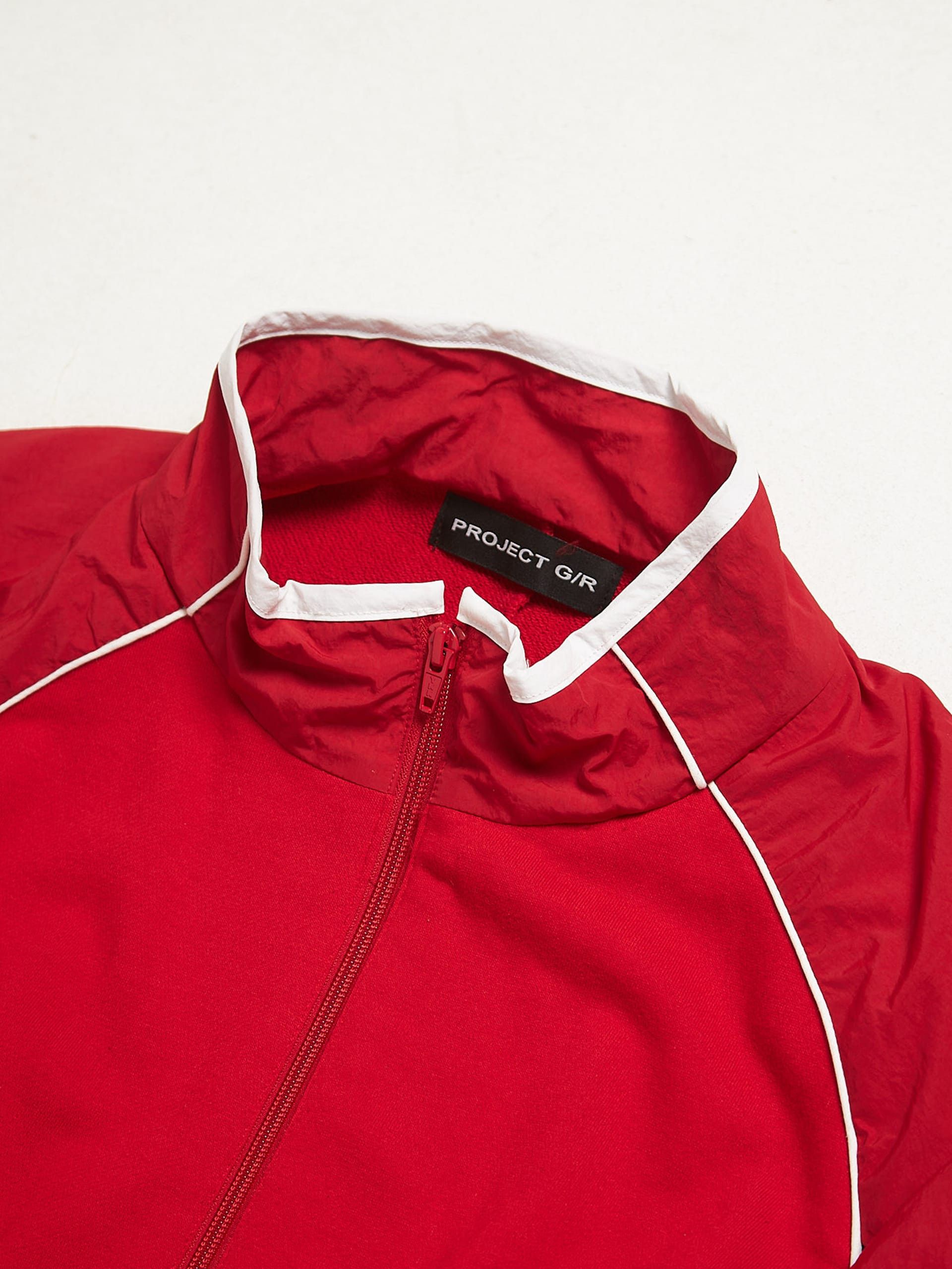 PROJECT G/R Red Reconstructed Hybrid Track Jacket Size US M / EU 48-50 / 2 - 3 Thumbnail