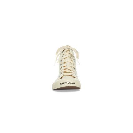 Balenciaga paris high top sneaker white destroyed cotton Size US 6 / EU 39 - 3 Thumbnail