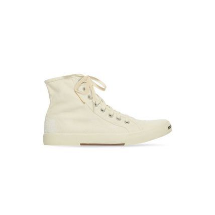 Balenciaga paris high top sneaker white destroyed cotton Size US 12 / EU 45 - 2 Thumbnail