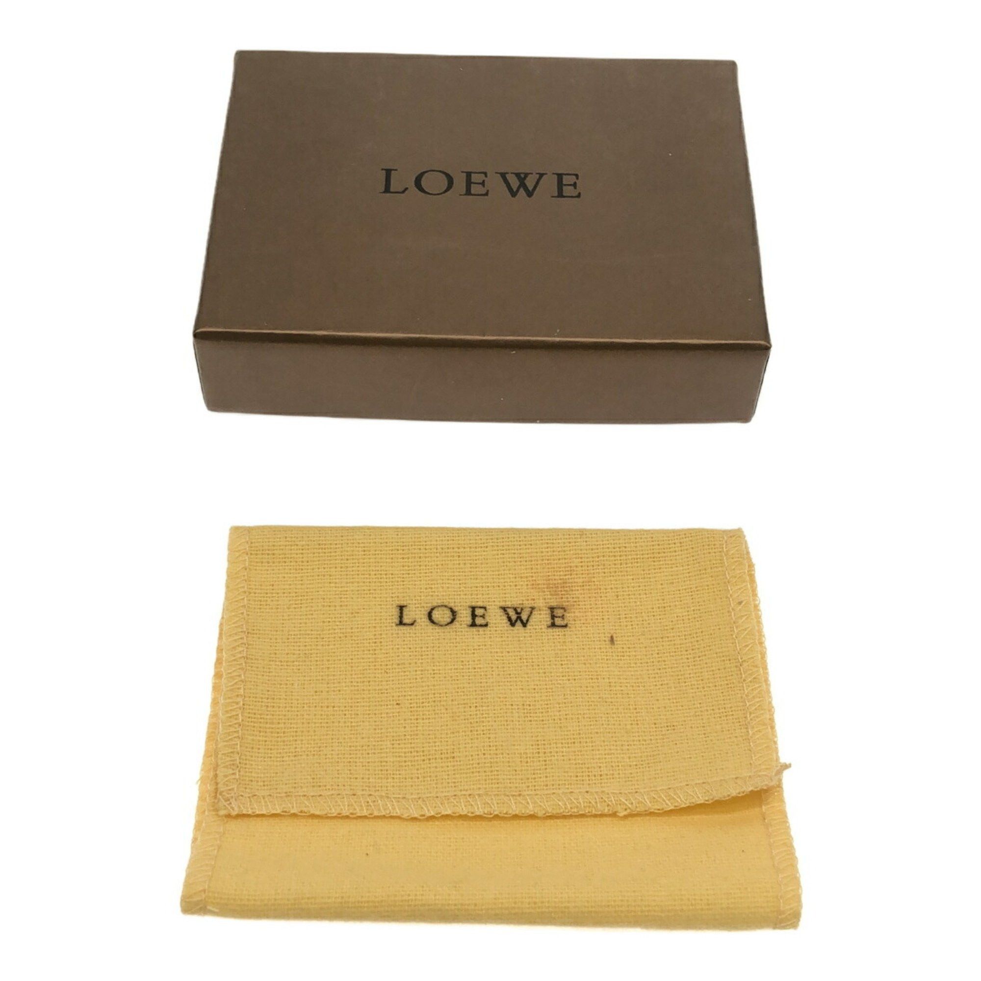 Other LOEWE Card Case Grey Black PVC Box Included Women's Mikunigaoka Store Size ONE SIZE - 8 Thumbnail