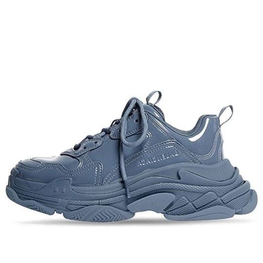 Balenciaga triple s sneaker glossy blue Size US 6 / EU 39 - 3 Thumbnail