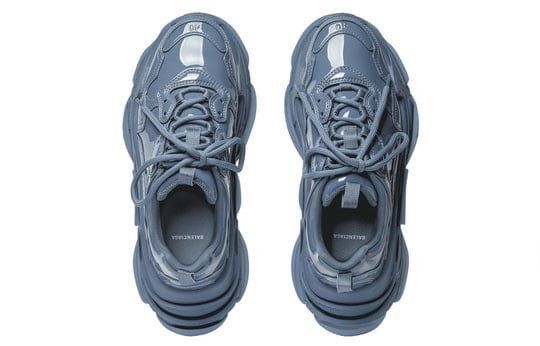 Balenciaga triple s sneaker glossy blue Size US 7 / EU 40 - 4 Thumbnail
