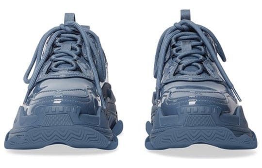 Balenciaga triple s sneaker glossy blue Size US 9 / EU 42 - 5 Thumbnail
