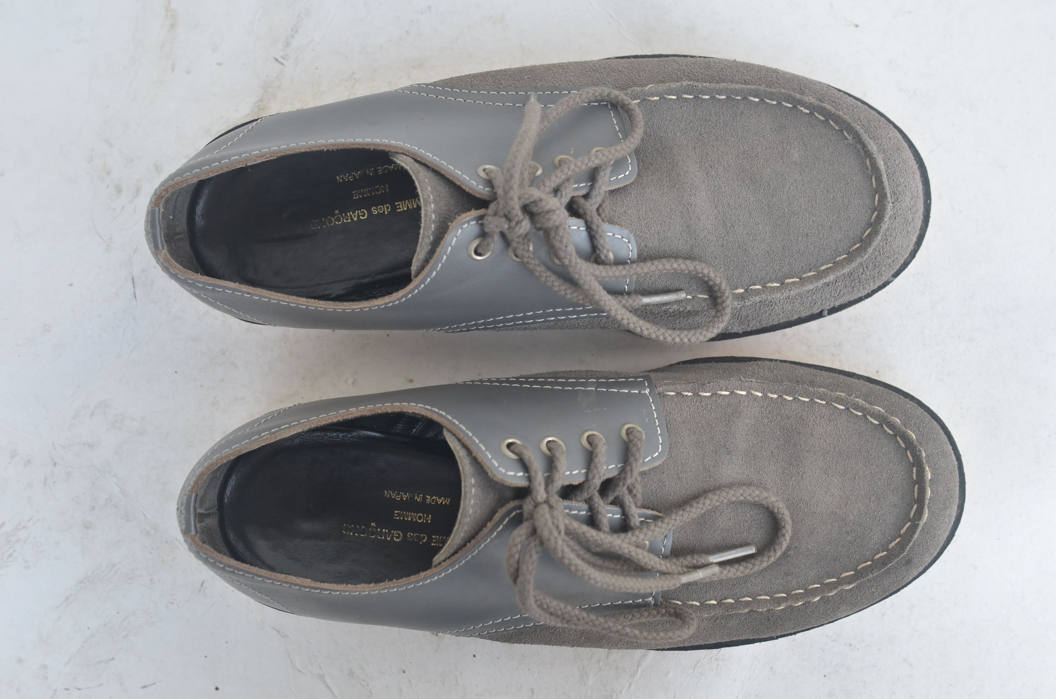 Comme des Garcons COMME DES GARCON HOMME MOC TOE OXFORD SHOES Size US 8.5 / EU 41-42 - 8 Thumbnail