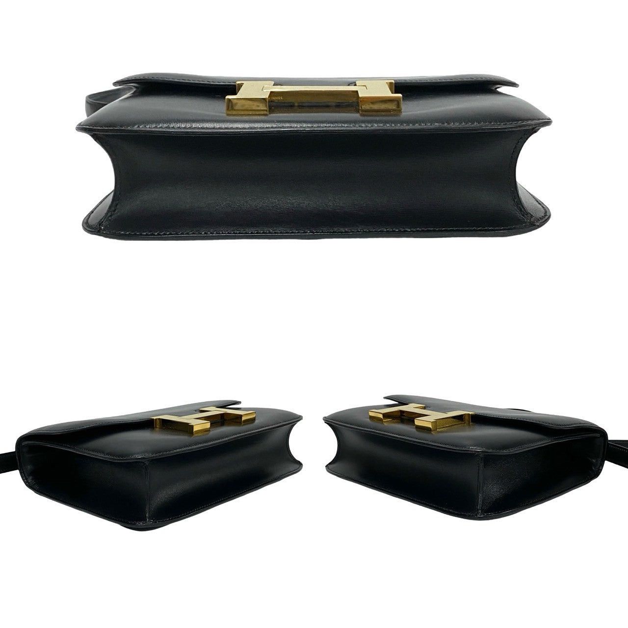 Hermes Hermes Shoulder Bag Black Leather Size ONE SIZE - 6 Thumbnail