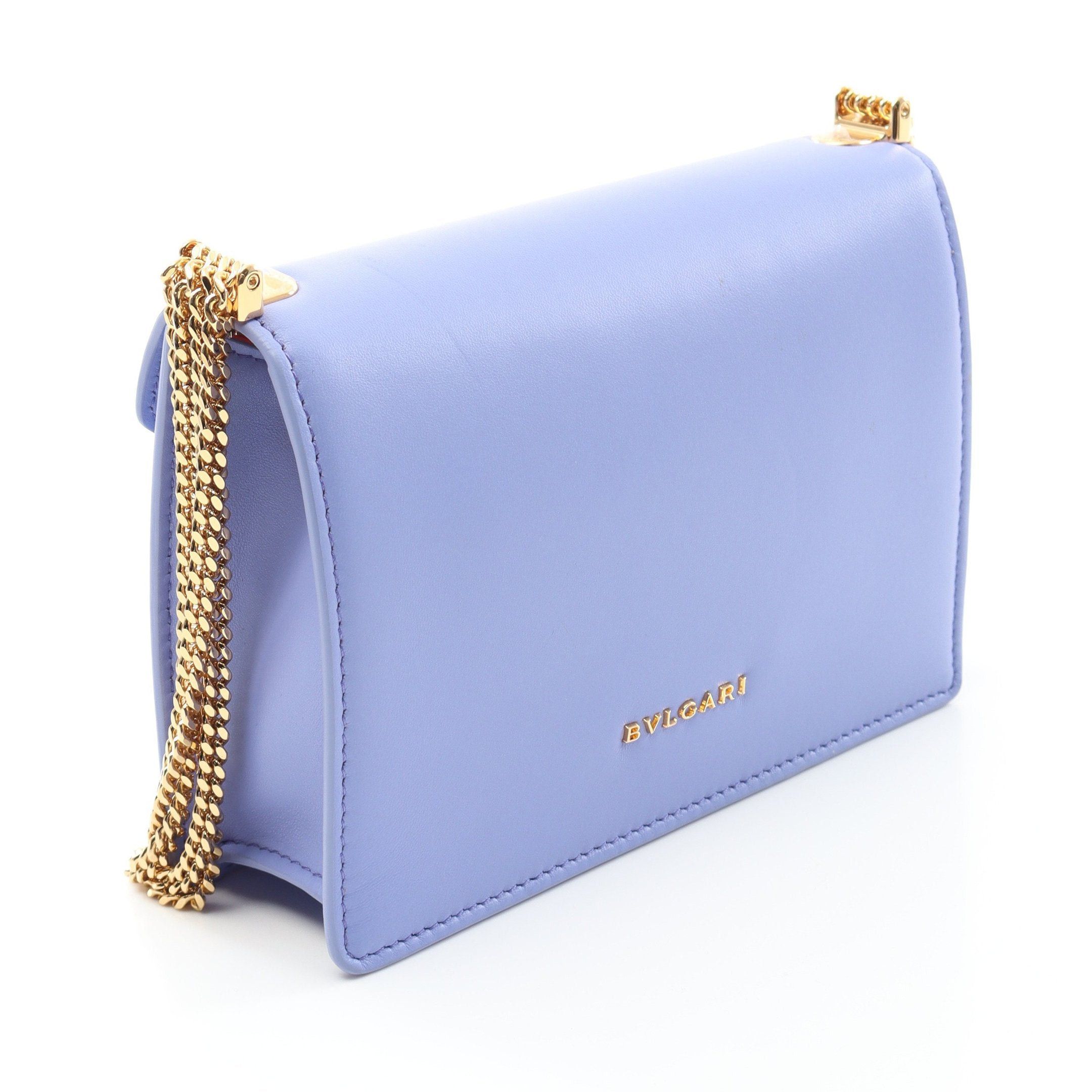 Bvlgari Bvlgari Serpenti Forever Chain Shoulder Bag Leather Light Purple Size ONE SIZE - 2 Thumbnail