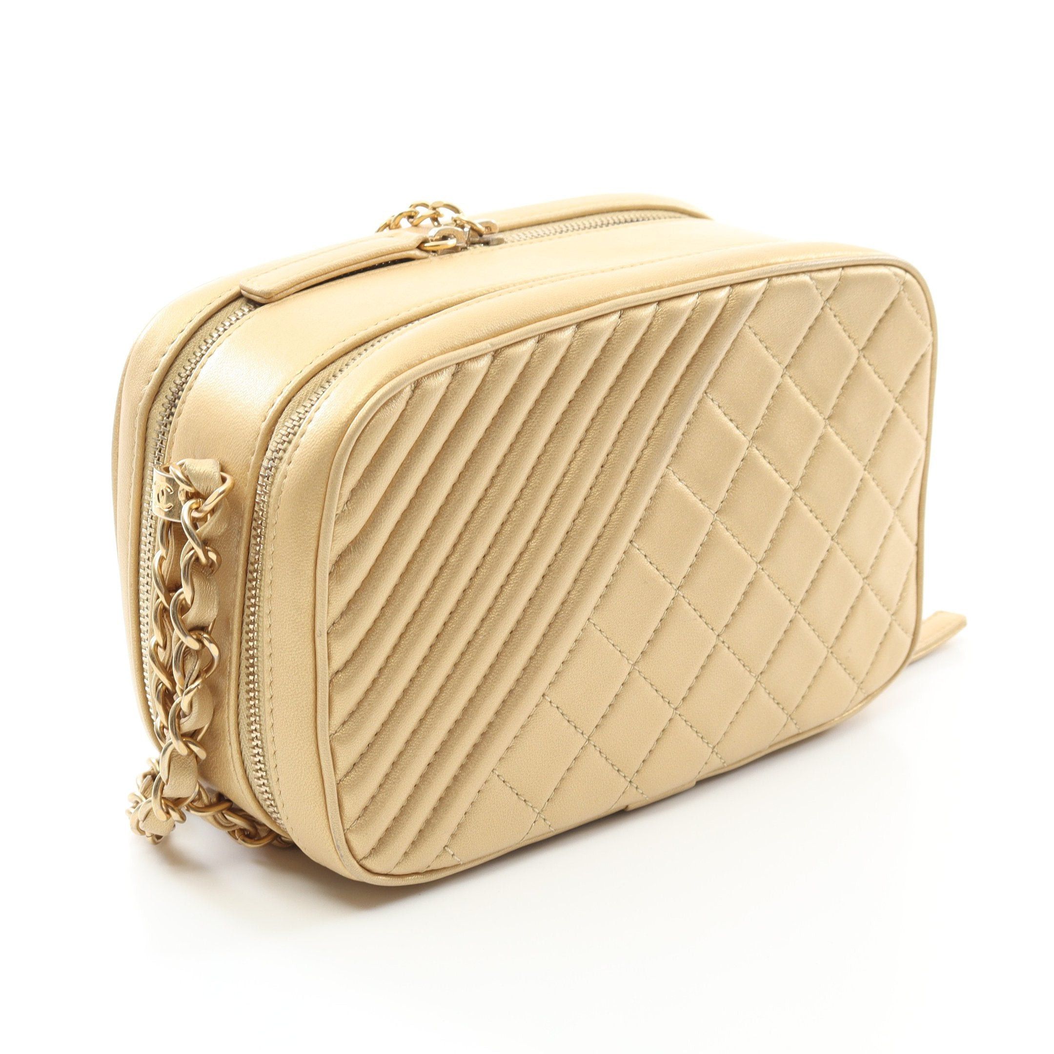 Chanel Chanel Cocoboy Camera Bag Chain Shoulder Lambskin Gold Hardware Size ONE SIZE - 2 Thumbnail