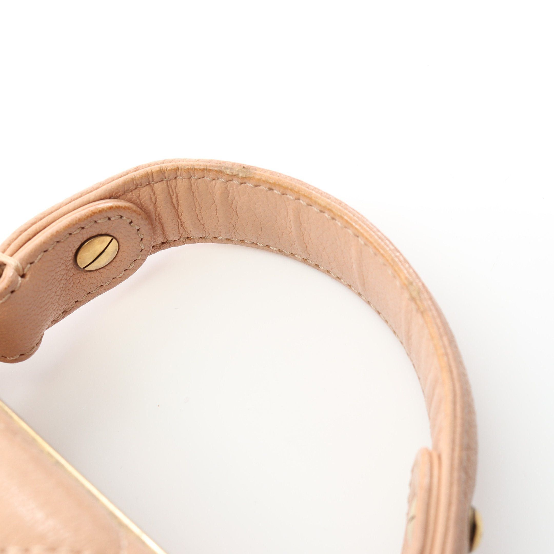 Chanel Chanel 2.55 Matelasse Shoulder Bag Leather Pink Beige Gold Hardware Size ONE SIZE - 8 Thumbnail