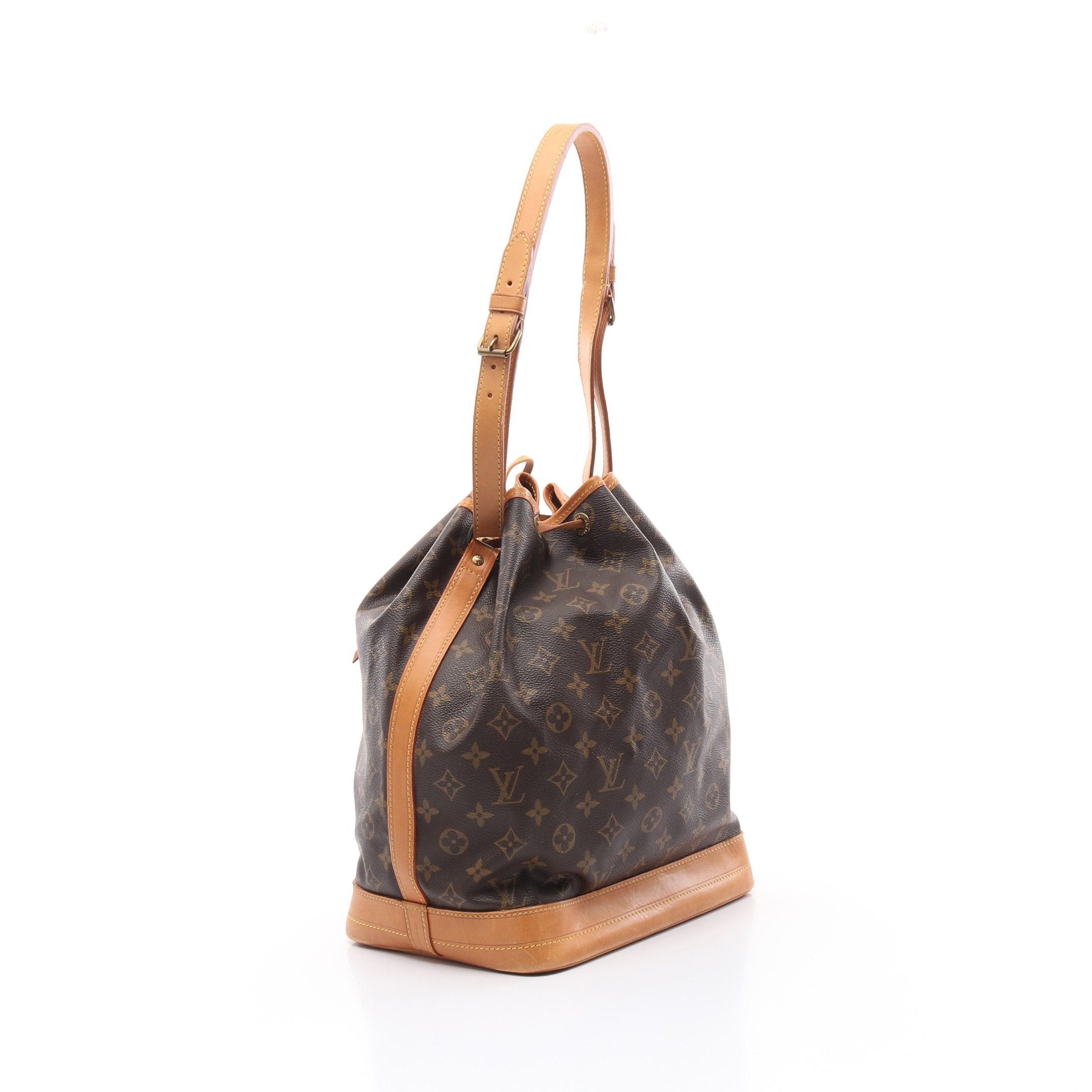 Louis Vuitton Louis Vuitton Noe Monogram Shoulder Bag Leather Brown Size ONE SIZE - 2 Thumbnail