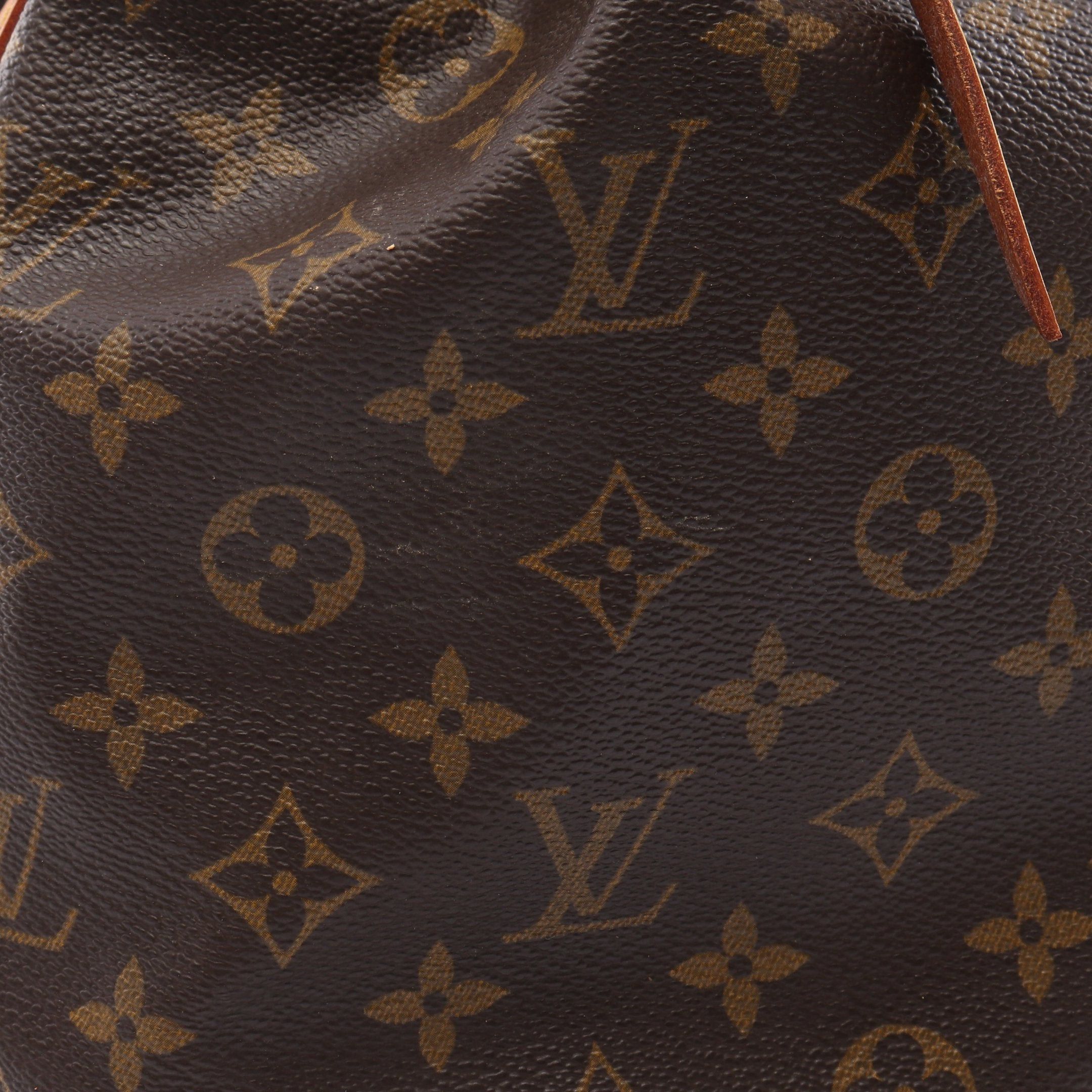 Louis Vuitton Louis Vuitton Noe Monogram Shoulder Bag Leather Brown Size ONE SIZE - 10 Thumbnail