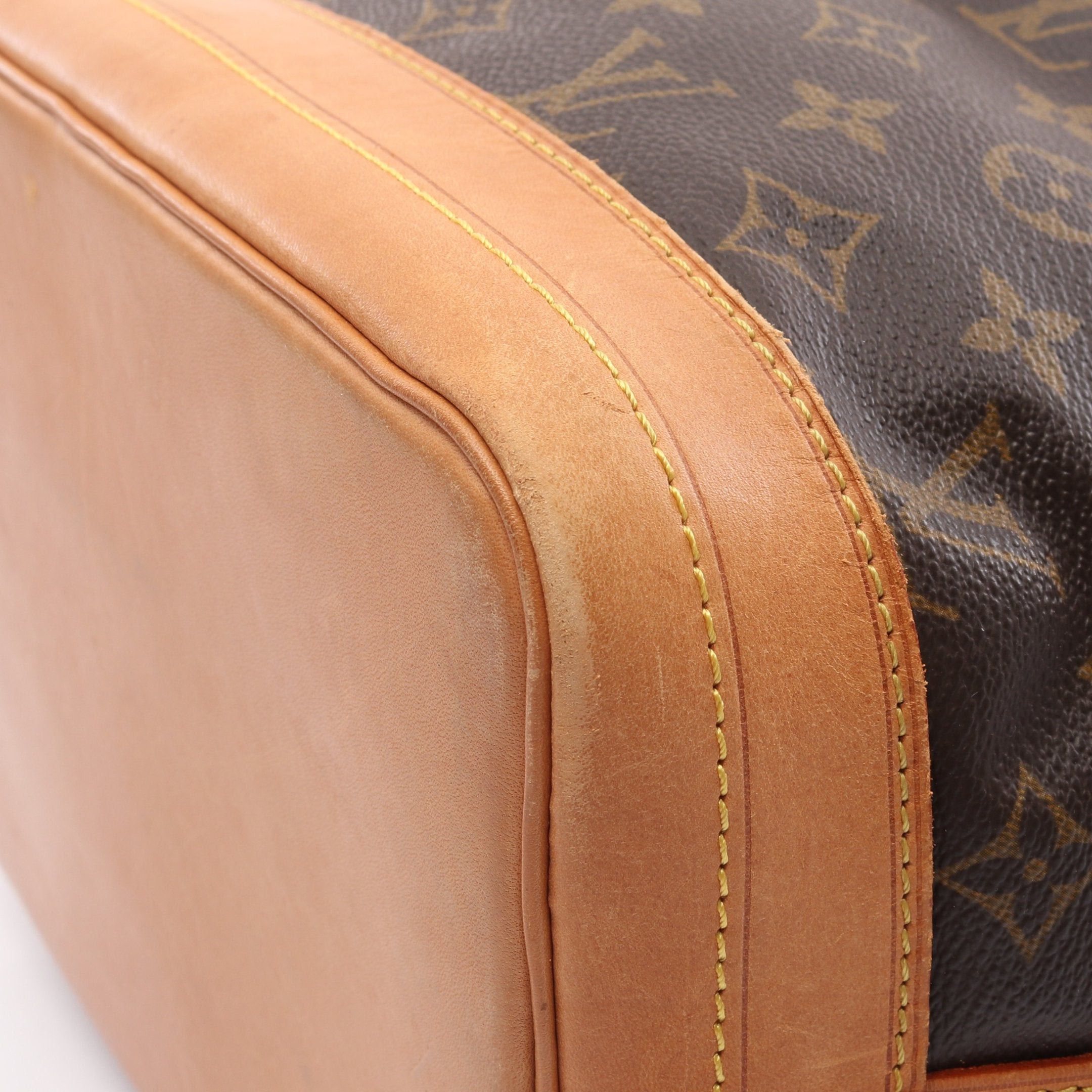 Louis Vuitton Louis Vuitton Noe Monogram Shoulder Bag Leather Brown Size ONE SIZE - 7 Thumbnail