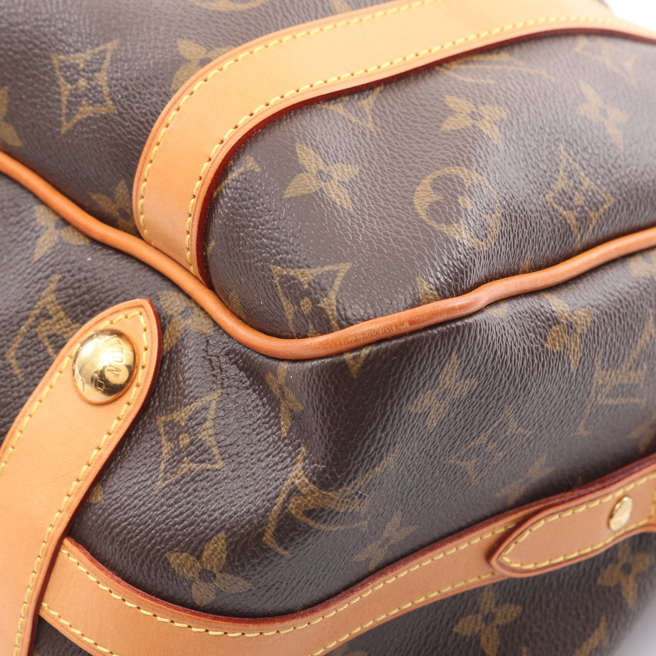 Louis Vuitton Louis Vuitton Stresa Pm Monogram Shoulder Bag Leather Brown Size ONE SIZE - 7 Thumbnail