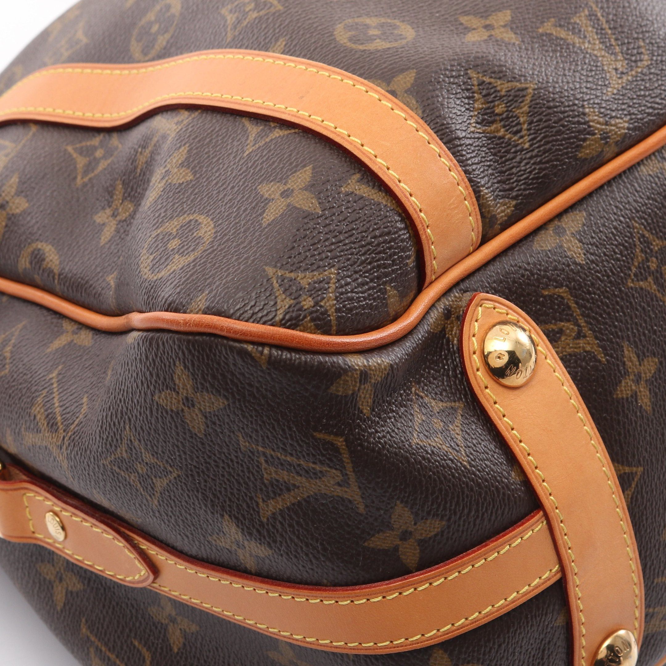 Louis Vuitton Louis Vuitton Stresa Pm Monogram Shoulder Bag Leather Brown Size ONE SIZE - 6 Thumbnail