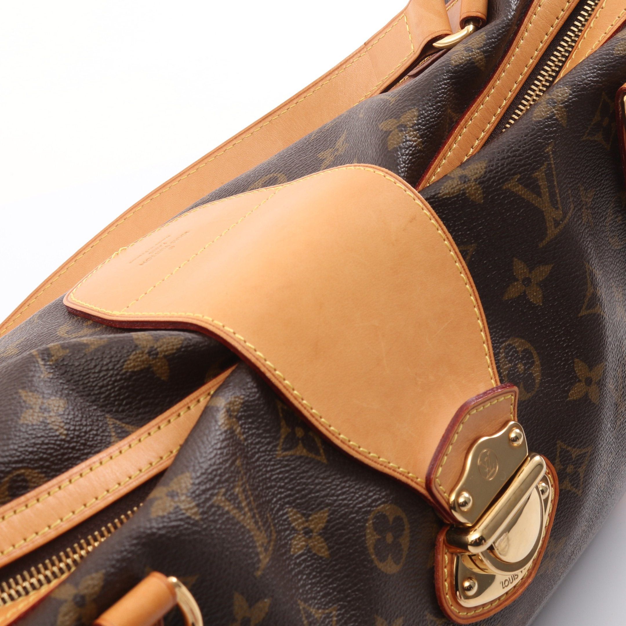 Louis Vuitton Louis Vuitton Stresa Pm Monogram Shoulder Bag Leather Brown Size ONE SIZE - 8 Thumbnail