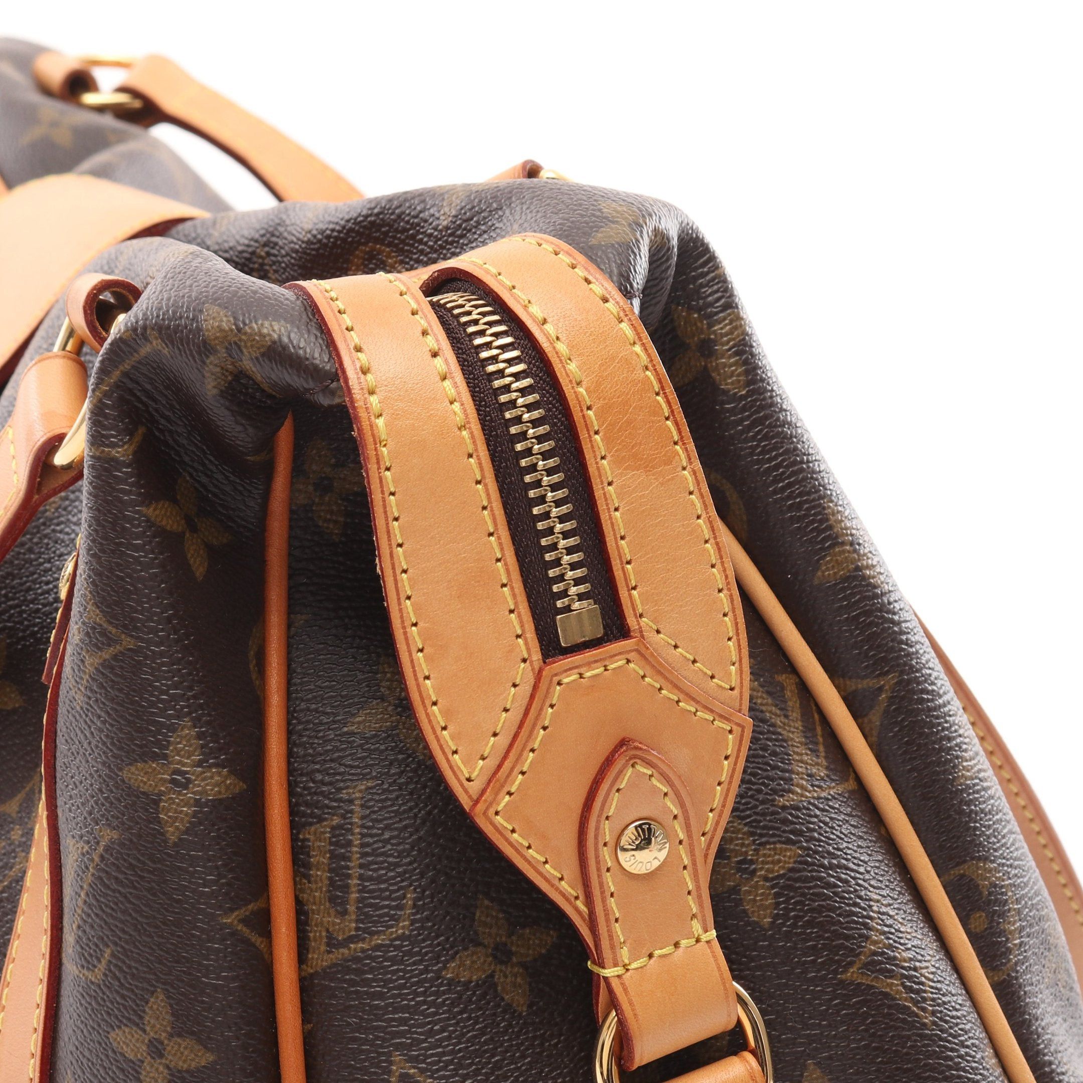 Louis Vuitton Louis Vuitton Stresa Pm Monogram Shoulder Bag Leather Brown Size ONE SIZE - 10 Thumbnail