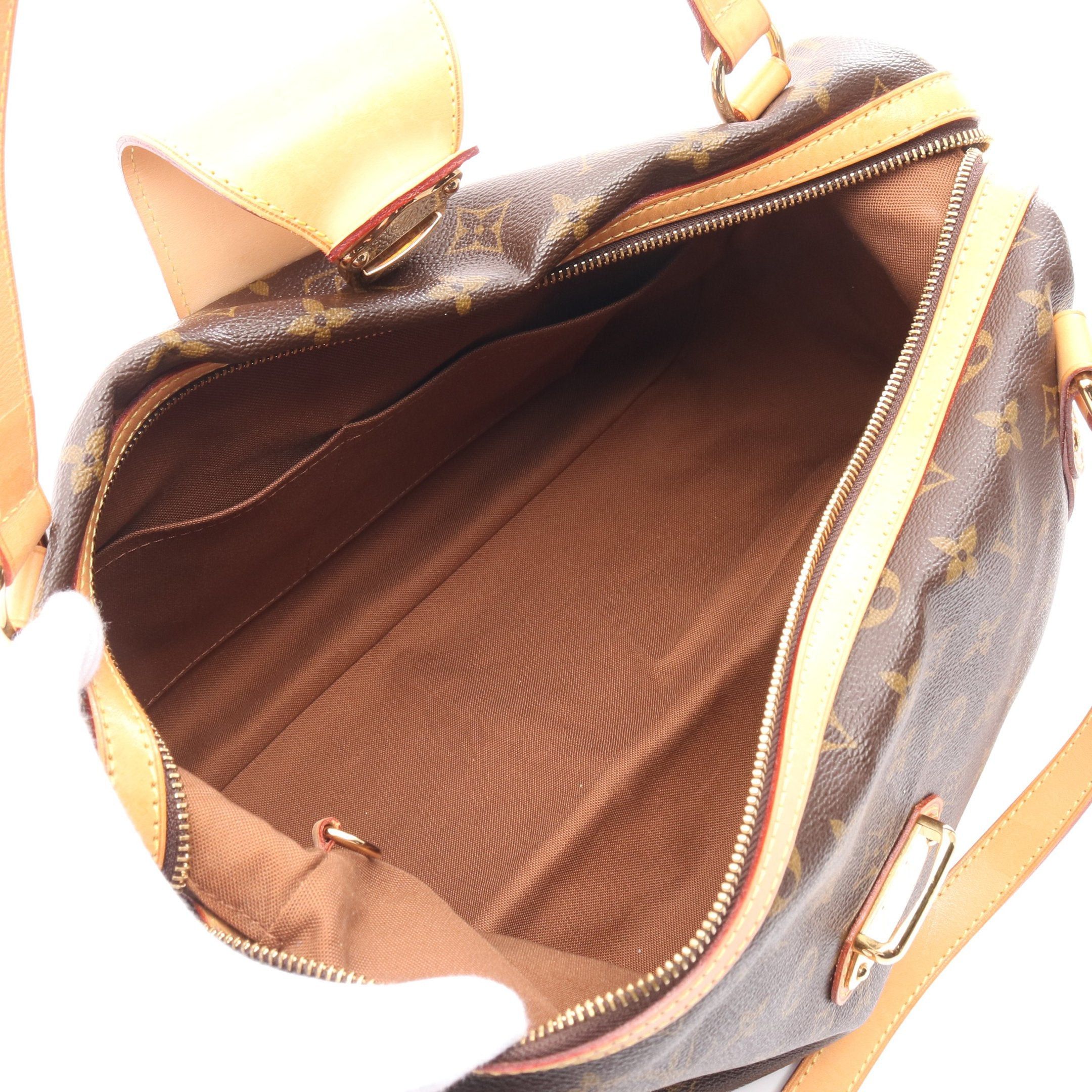 Louis Vuitton Louis Vuitton Stresa Pm Monogram Shoulder Bag Leather Brown Size ONE SIZE - 3 Thumbnail