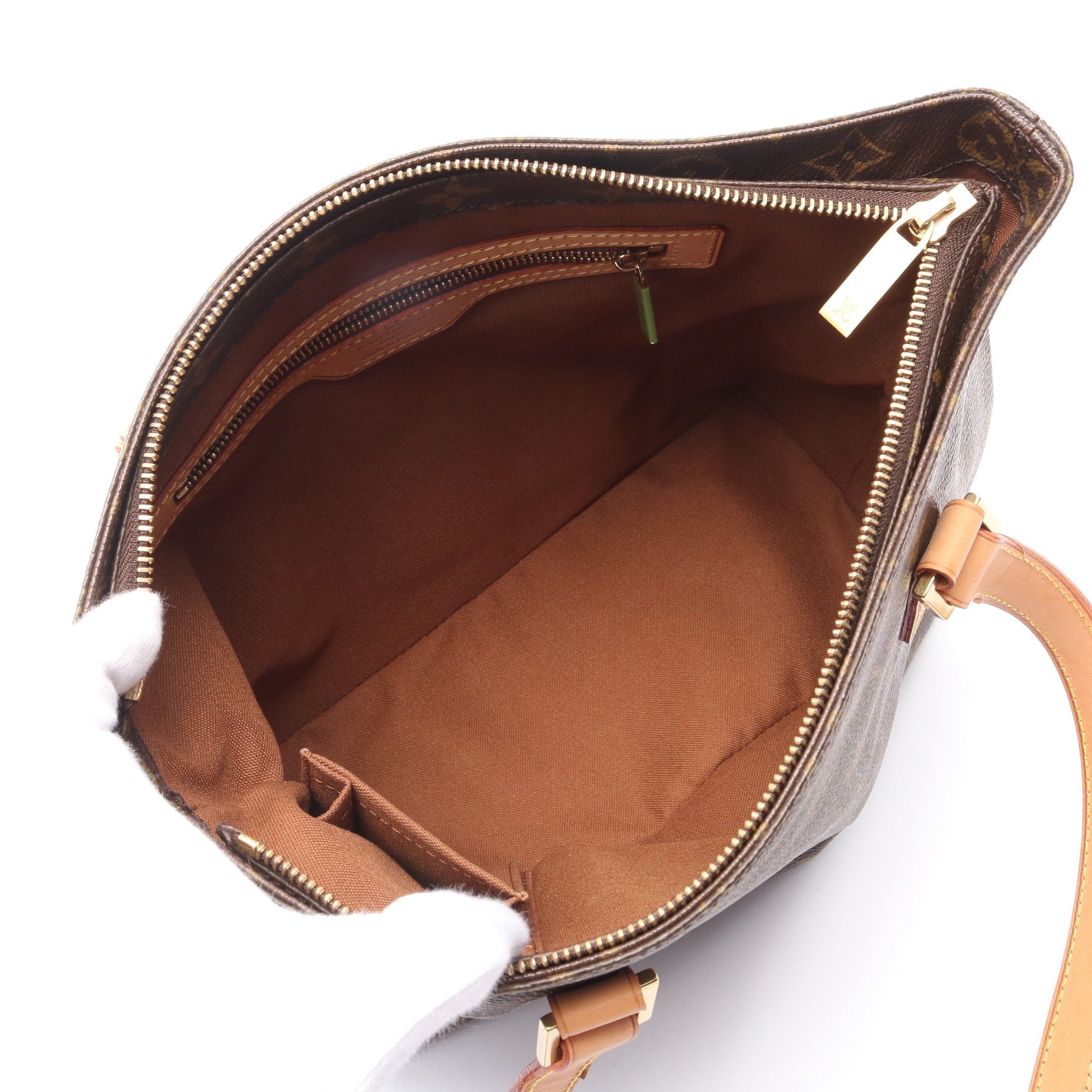 Louis Vuitton Louis Vuitton Cabas Piano Monogram Shoulder Bag Leather Brown Size ONE SIZE - 3 Thumbnail