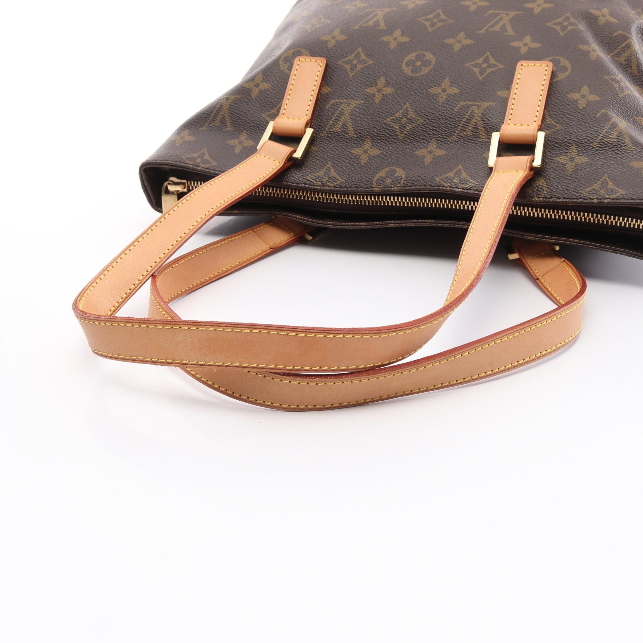 Louis Vuitton Louis Vuitton Cabas Piano Monogram Shoulder Bag Leather Brown Size ONE SIZE - 9 Thumbnail