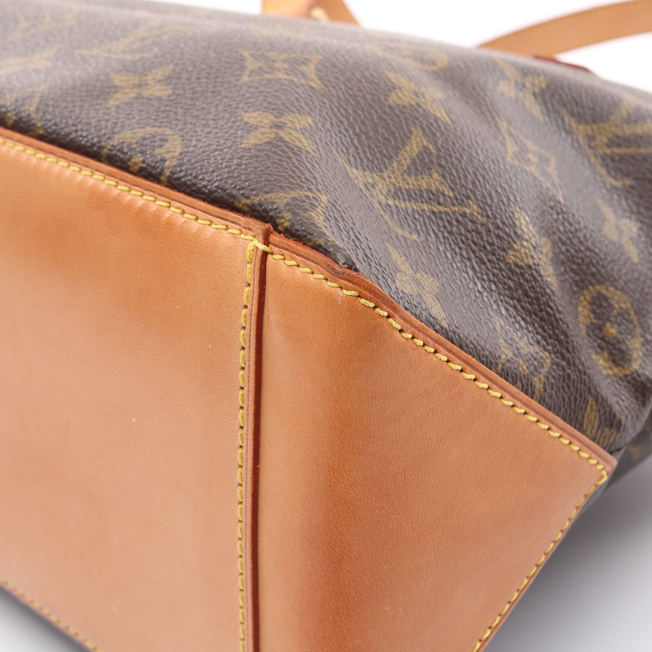 Louis Vuitton Louis Vuitton Cabas Piano Monogram Shoulder Bag Leather Brown Size ONE SIZE - 7 Thumbnail