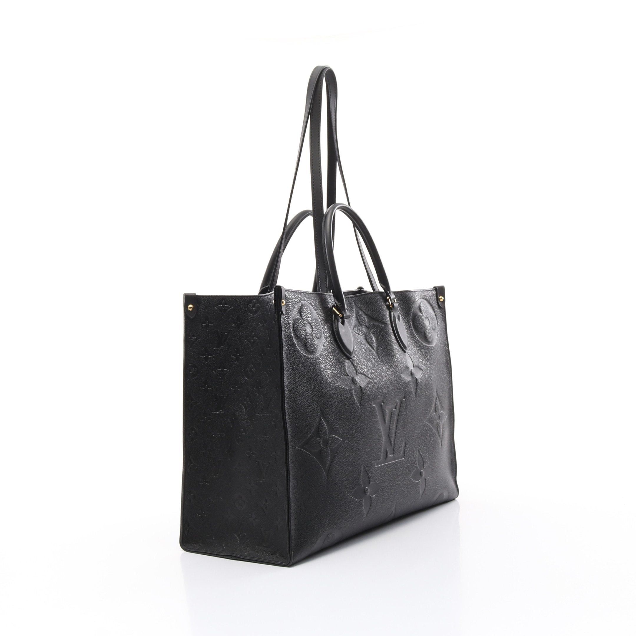 Louis Vuitton Louis Vuitton On-The-Go Gm Monogram Empreinte Noir Shoulder Bag Tote Leather Black Size ONE SIZE - 2 Thumbnail