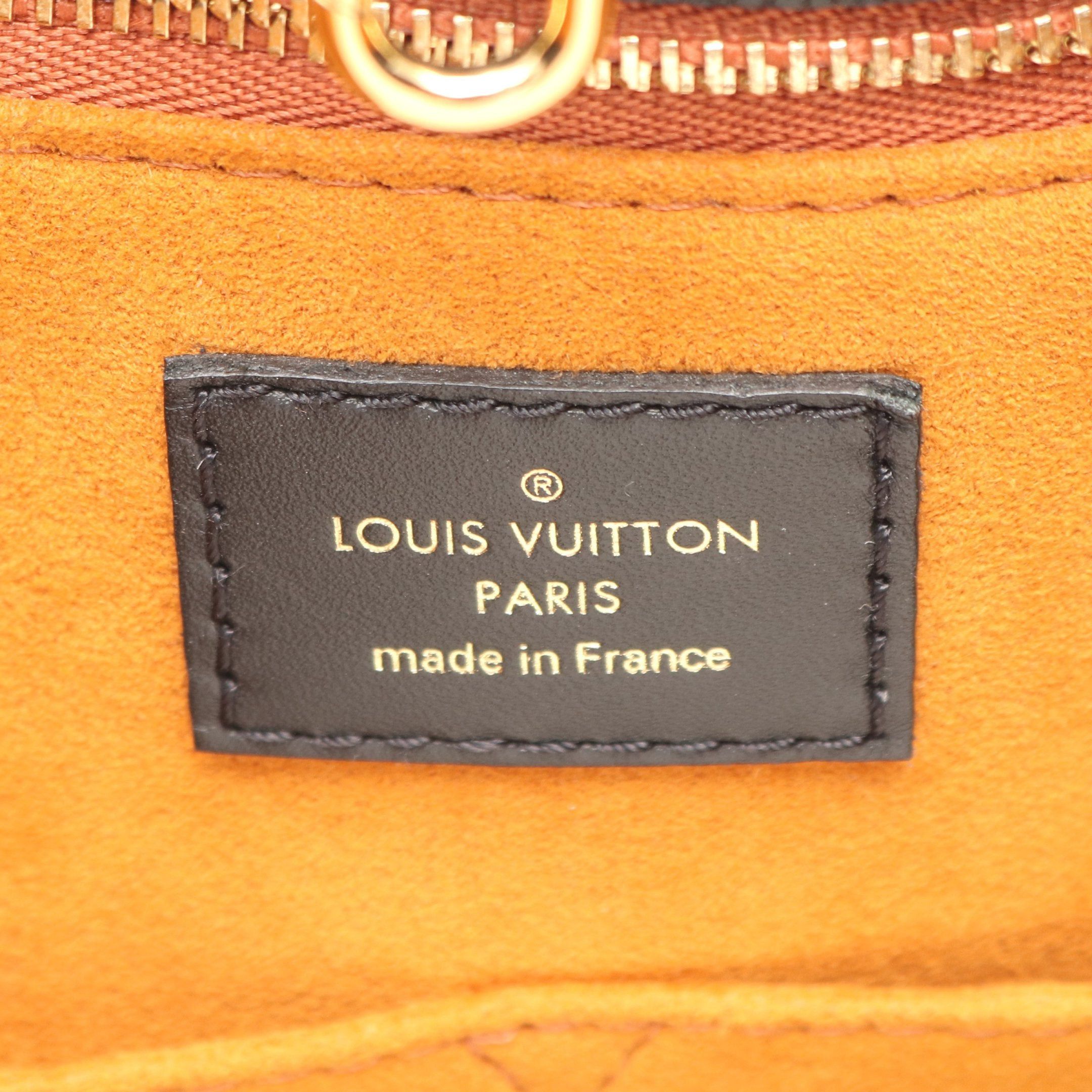 Louis Vuitton Louis Vuitton On-The-Go Gm Monogram Empreinte Noir Shoulder Bag Tote Leather Black Size ONE SIZE - 4 Thumbnail