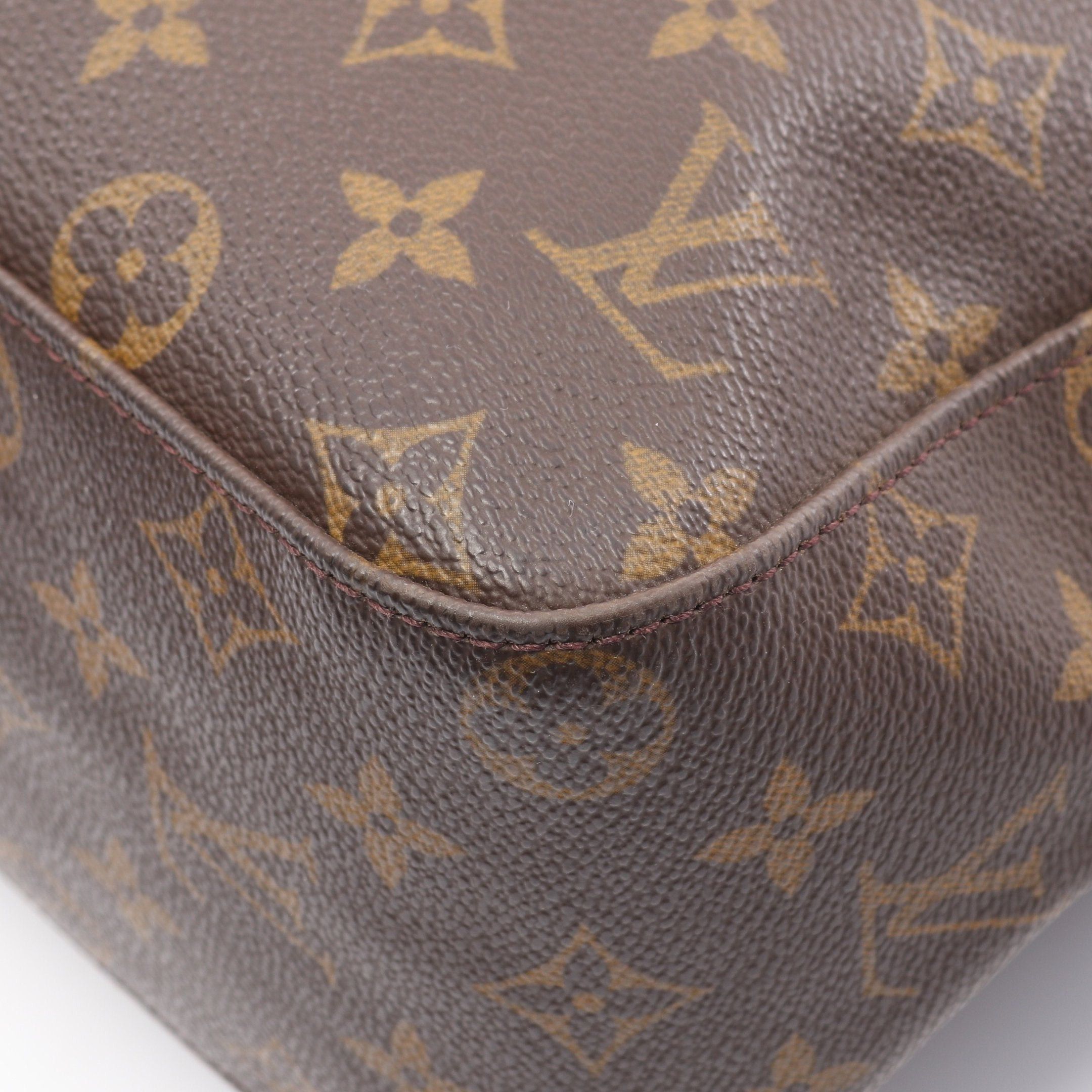 Louis Vuitton Louis Vuitton Looping Gm Monogram Shoulder Bag Leather Brown Size ONE SIZE - 7 Thumbnail