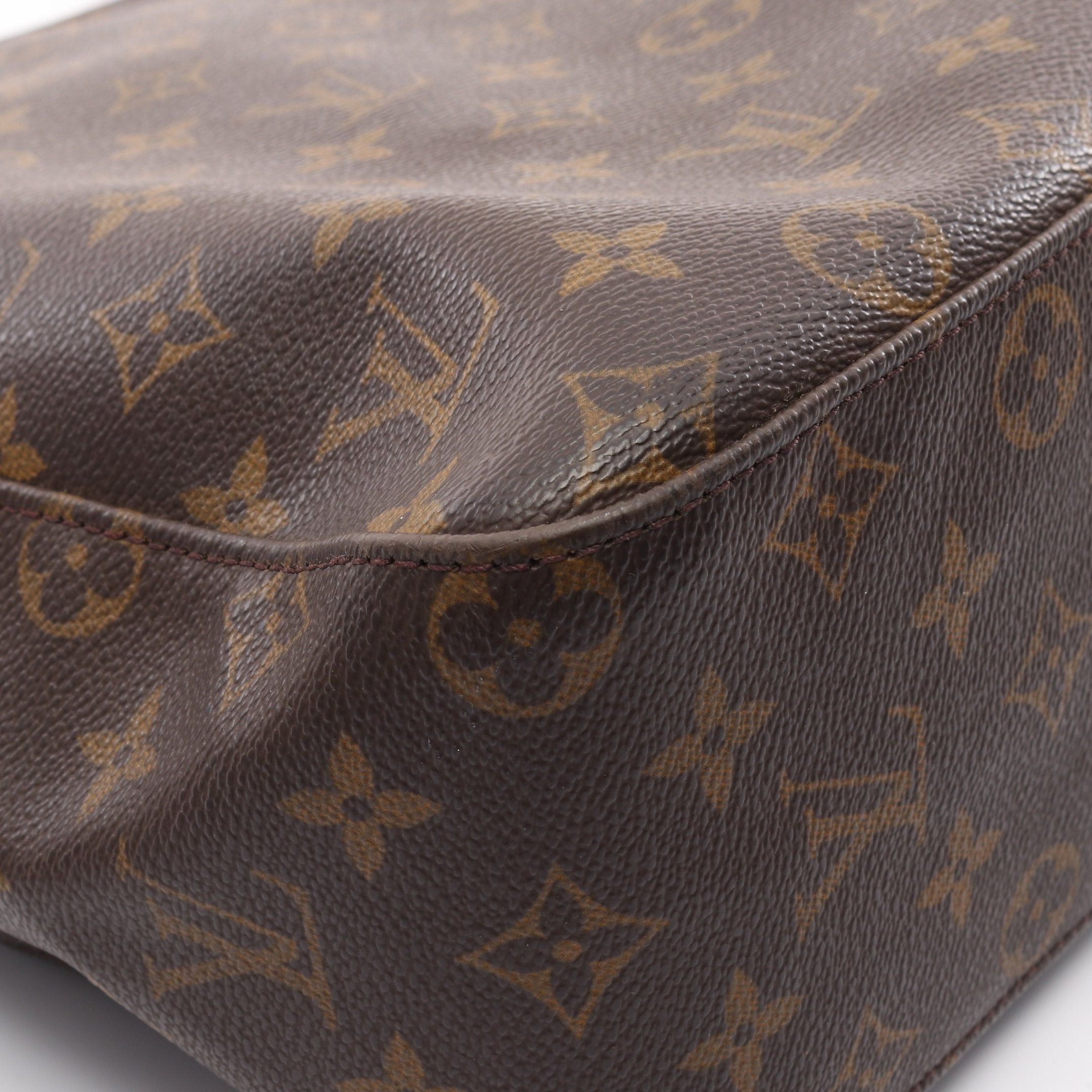 Louis Vuitton Louis Vuitton Looping Gm Monogram Shoulder Bag Leather Brown Size ONE SIZE - 6 Thumbnail