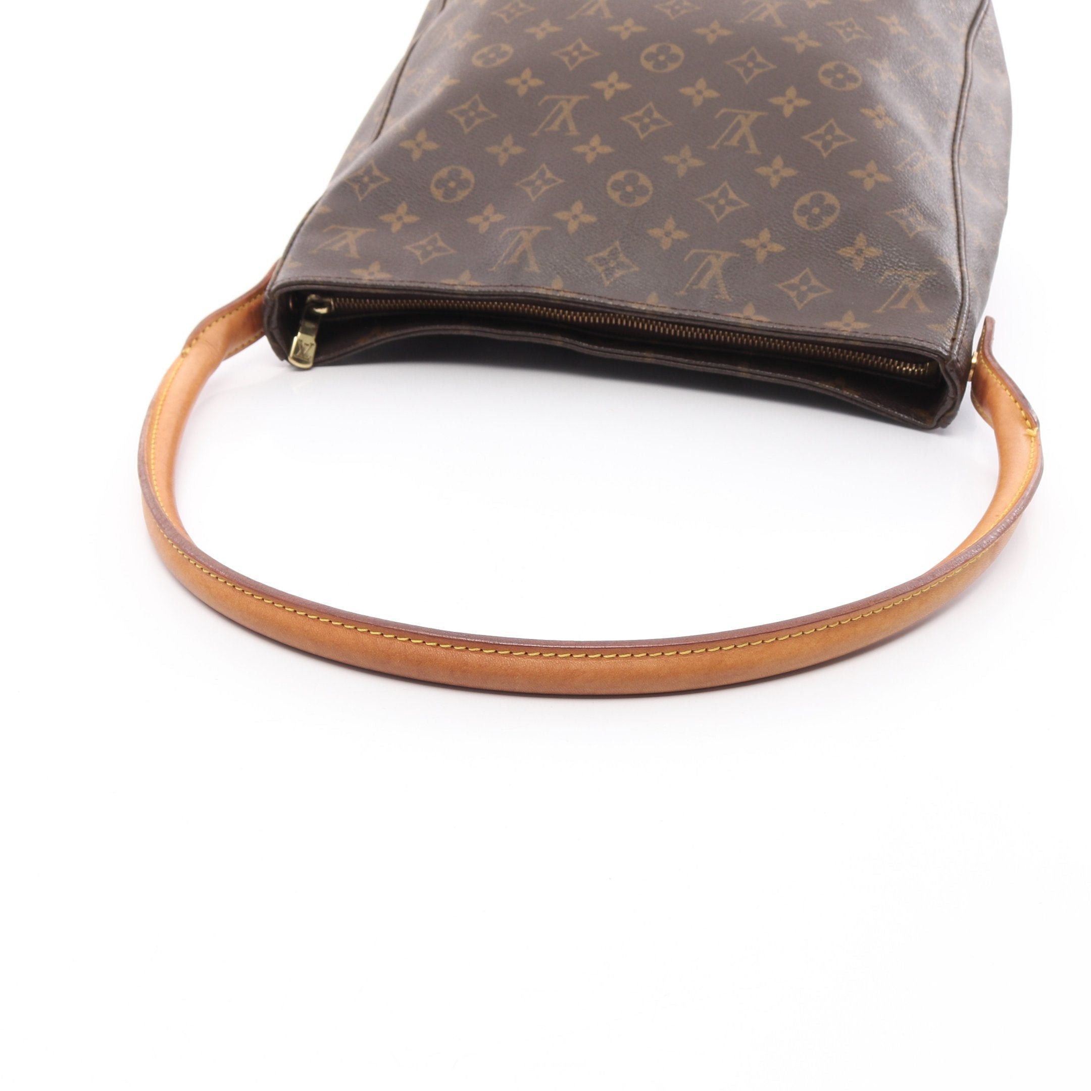 Louis Vuitton Louis Vuitton Looping Gm Monogram Shoulder Bag Leather Brown Size ONE SIZE - 10 Thumbnail