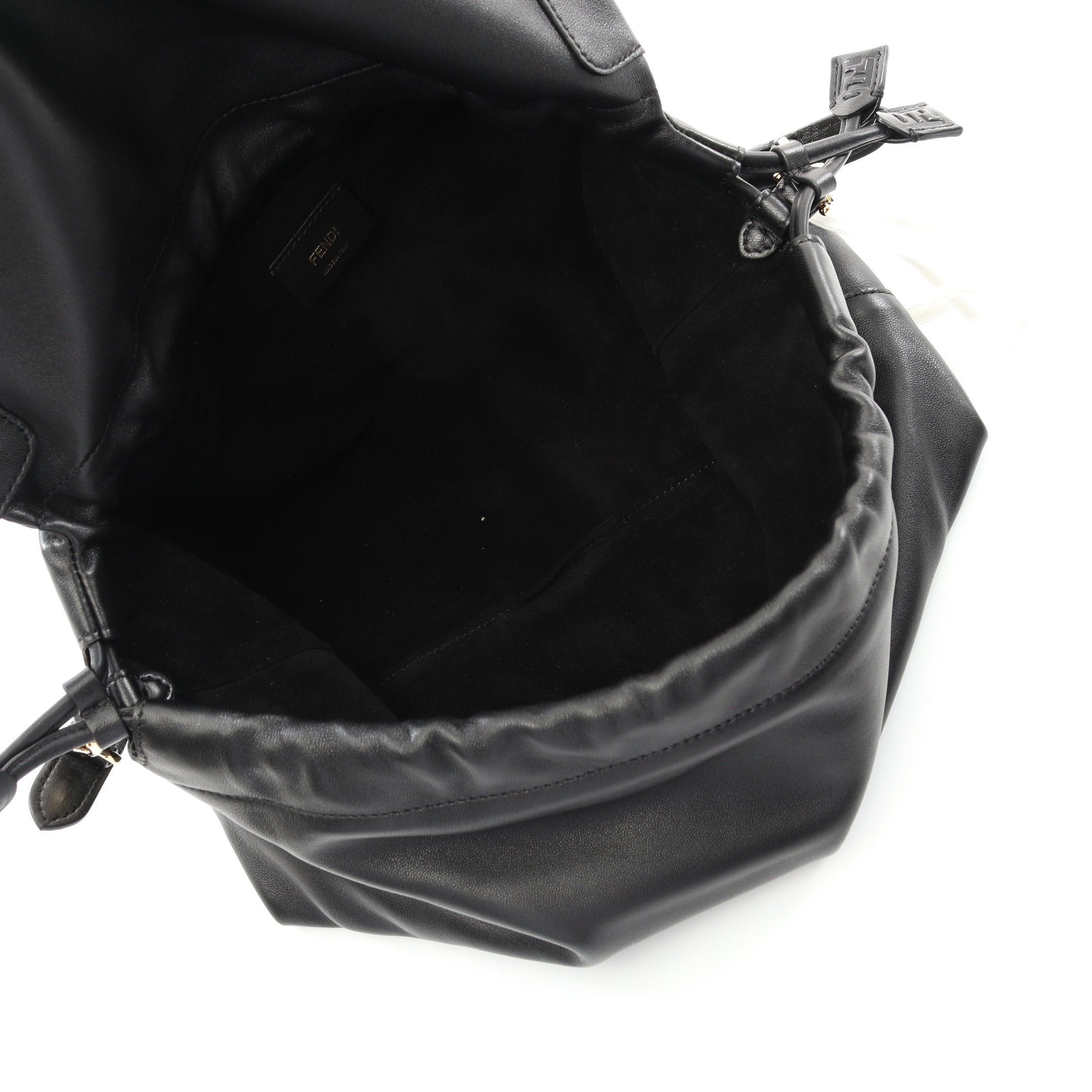 Fendi Fendi Mamma Bucket Large One Shoulder Bag Leather Black Size ONE SIZE - 3 Thumbnail