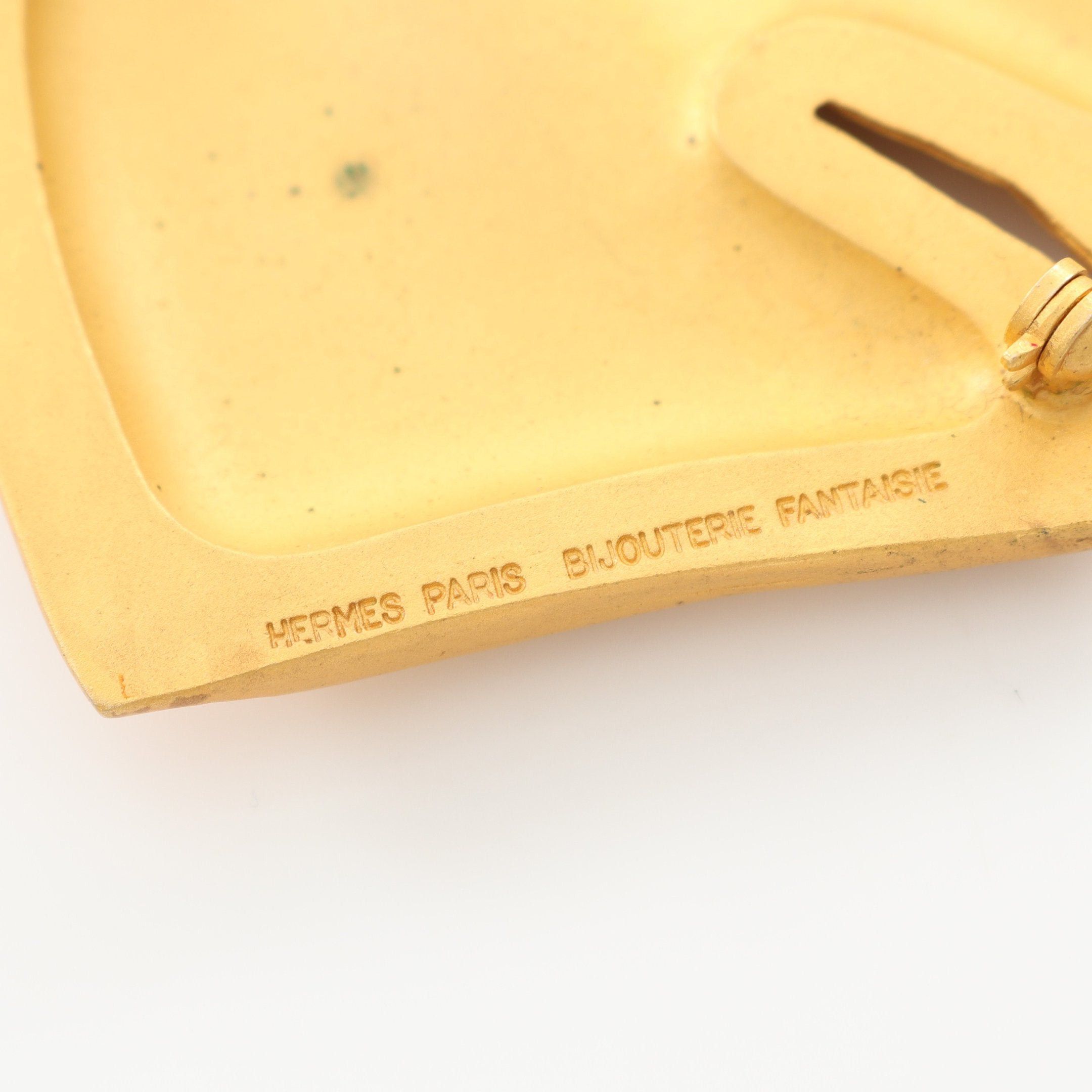Hermes Hermes Hose Brooch Gp Gold Size ONE SIZE - 3 Thumbnail