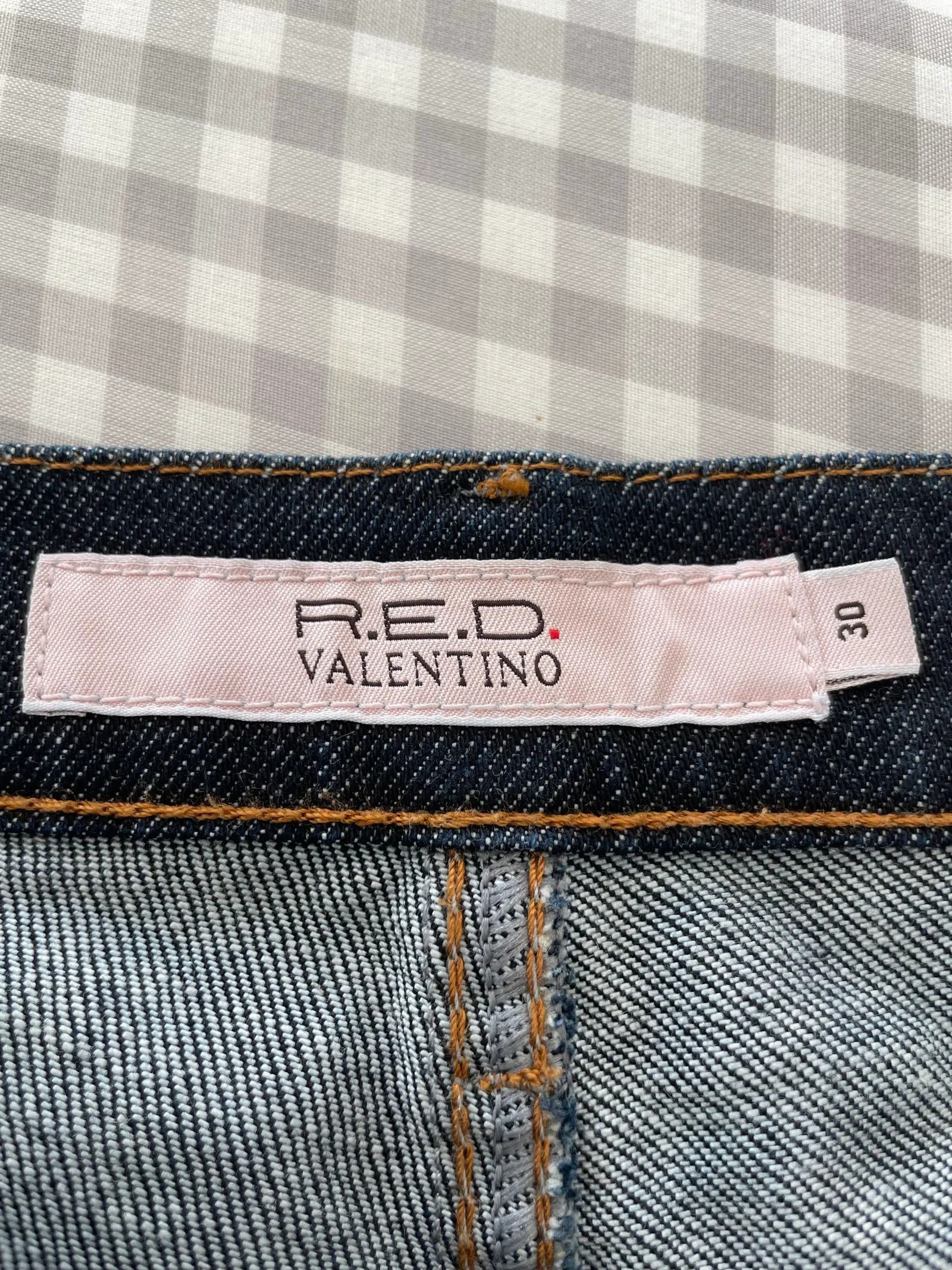 Valentino Valentino Valrntino Red Jeans Jeans Size 30" / US 8 / IT 44 - 2 Thumbnail