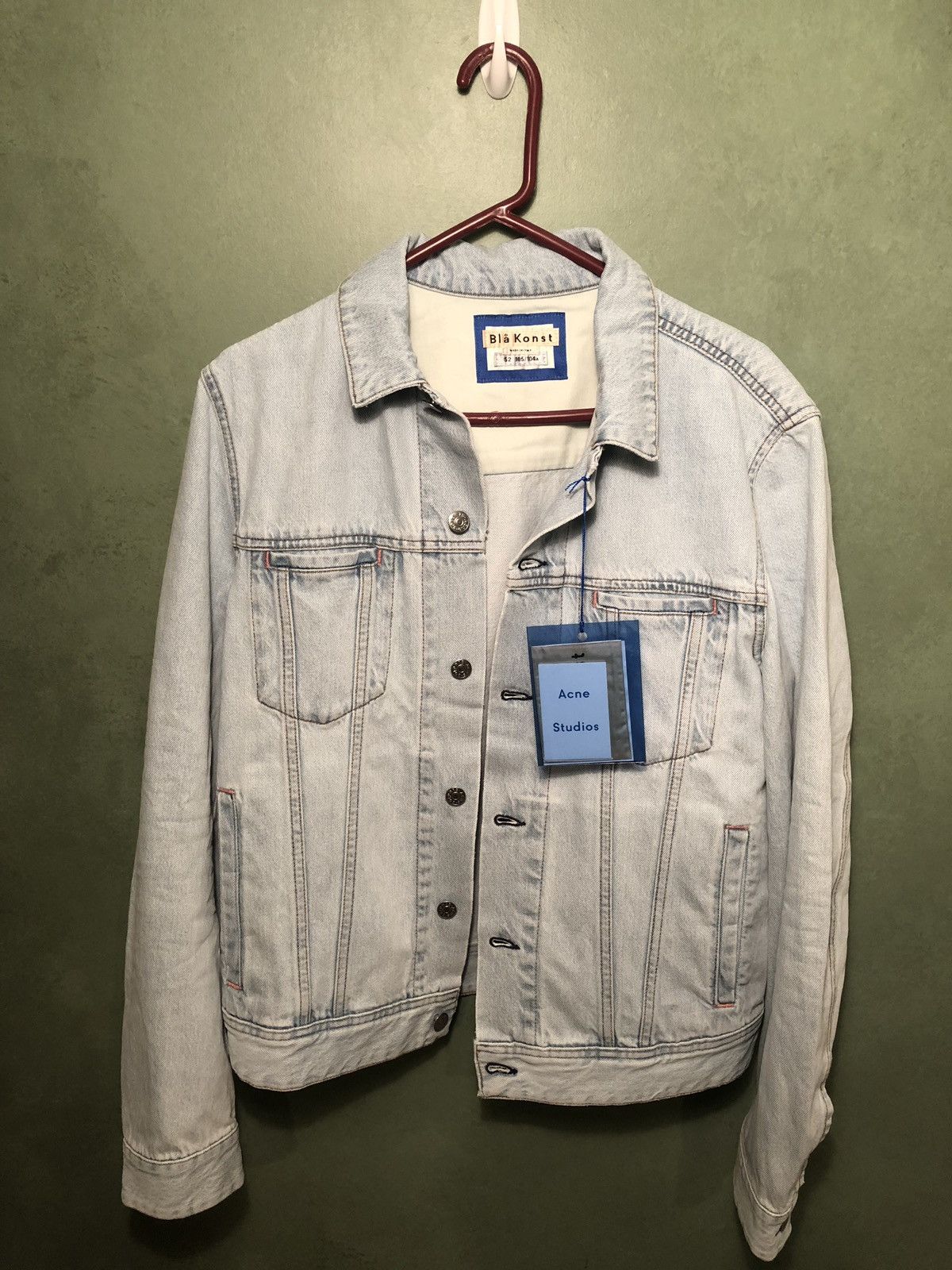 Acne Studios Acne Studios Bla Konst Pass Denim Jacket Light Blue Size US L / EU 52-54 / 3 - 1 Thumbnail