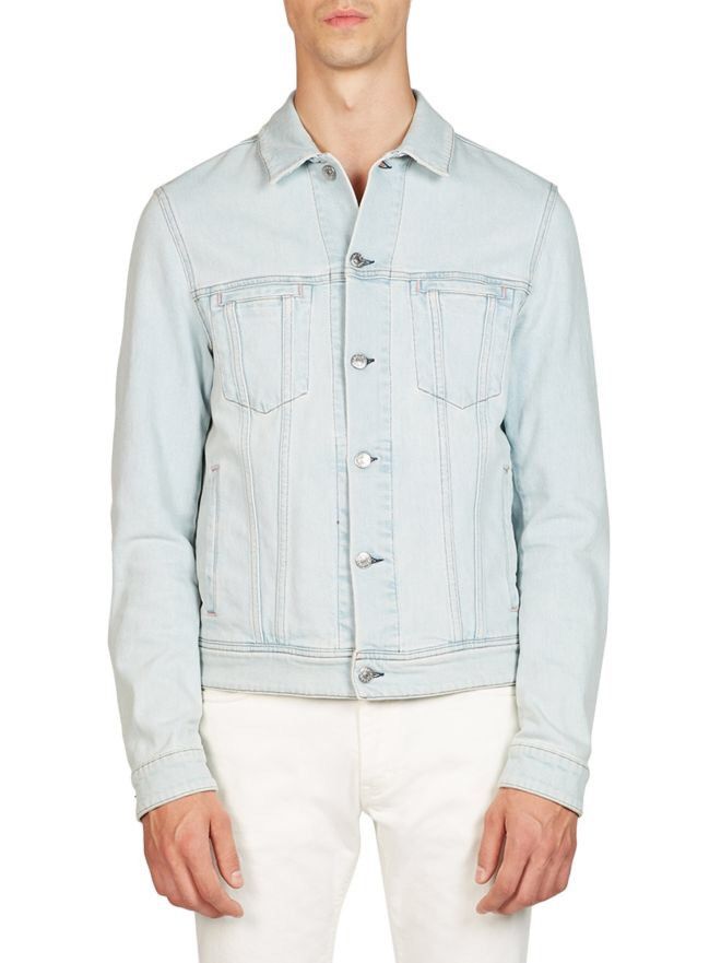 Acne Studios Acne Studios Bla Konst Pass Denim Jacket Light Blue Size US L / EU 52-54 / 3 - 6 Thumbnail