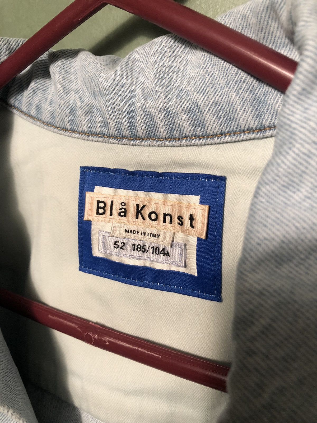 Acne Studios Acne Studios Bla Konst Pass Denim Jacket Light Blue Size US L / EU 52-54 / 3 - 4 Thumbnail