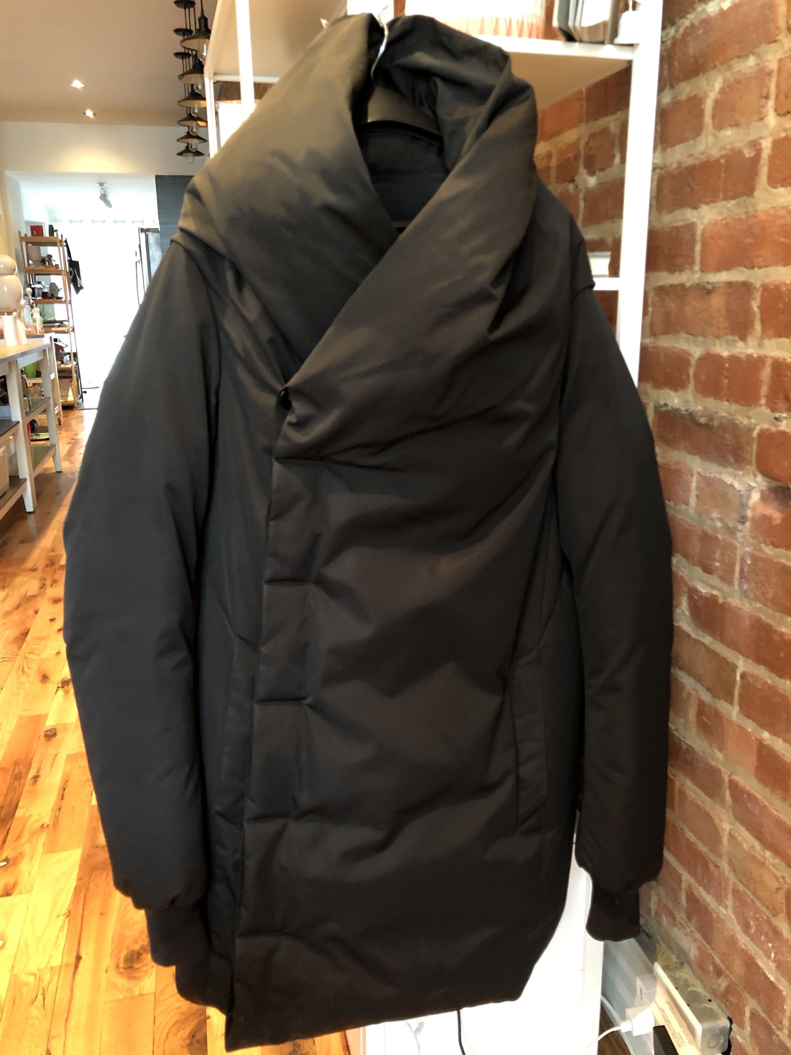 Rick Owens Black Padded Wotan Coat (winter coat) Size US M / EU 48-50 / 2 - 1 Thumbnail