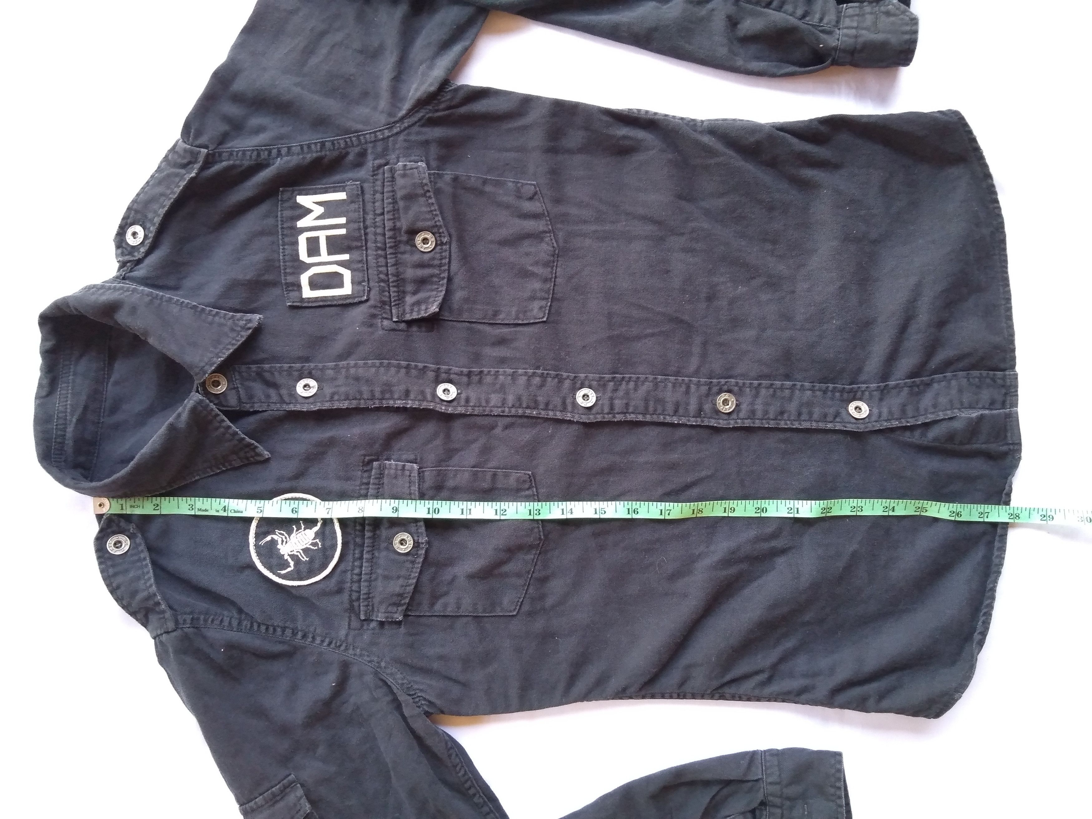 Hysteric Glamour rare HYSTERIC GLAMOUR X damn and monster graphic print button up shirt/seditioneries punk shirt Size US S / EU 44-46 / 1 - 9 Thumbnail
