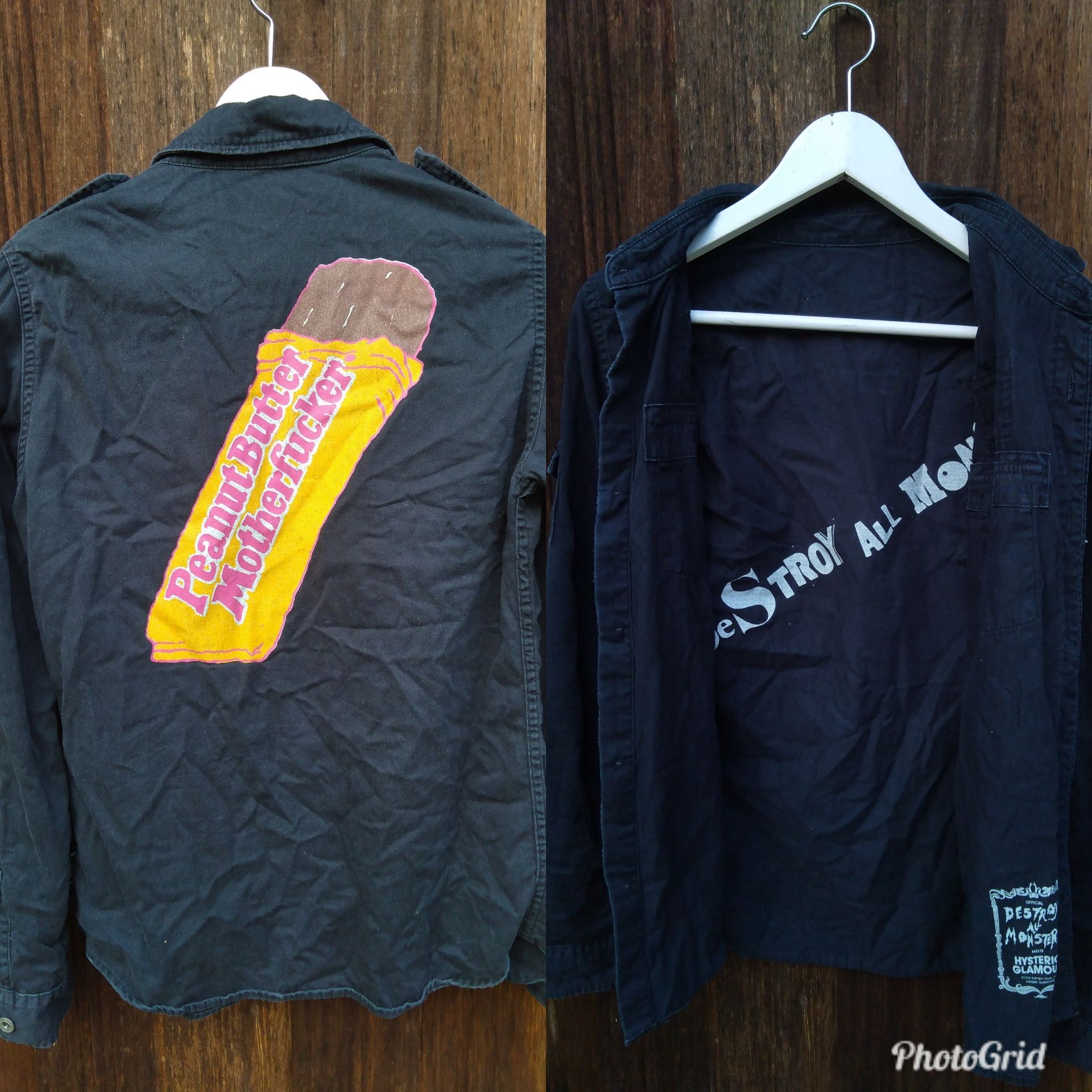 Hysteric Glamour rare HYSTERIC GLAMOUR X damn and monster graphic print button up shirt/seditioneries punk shirt Size US S / EU 44-46 / 1 - 1 Thumbnail