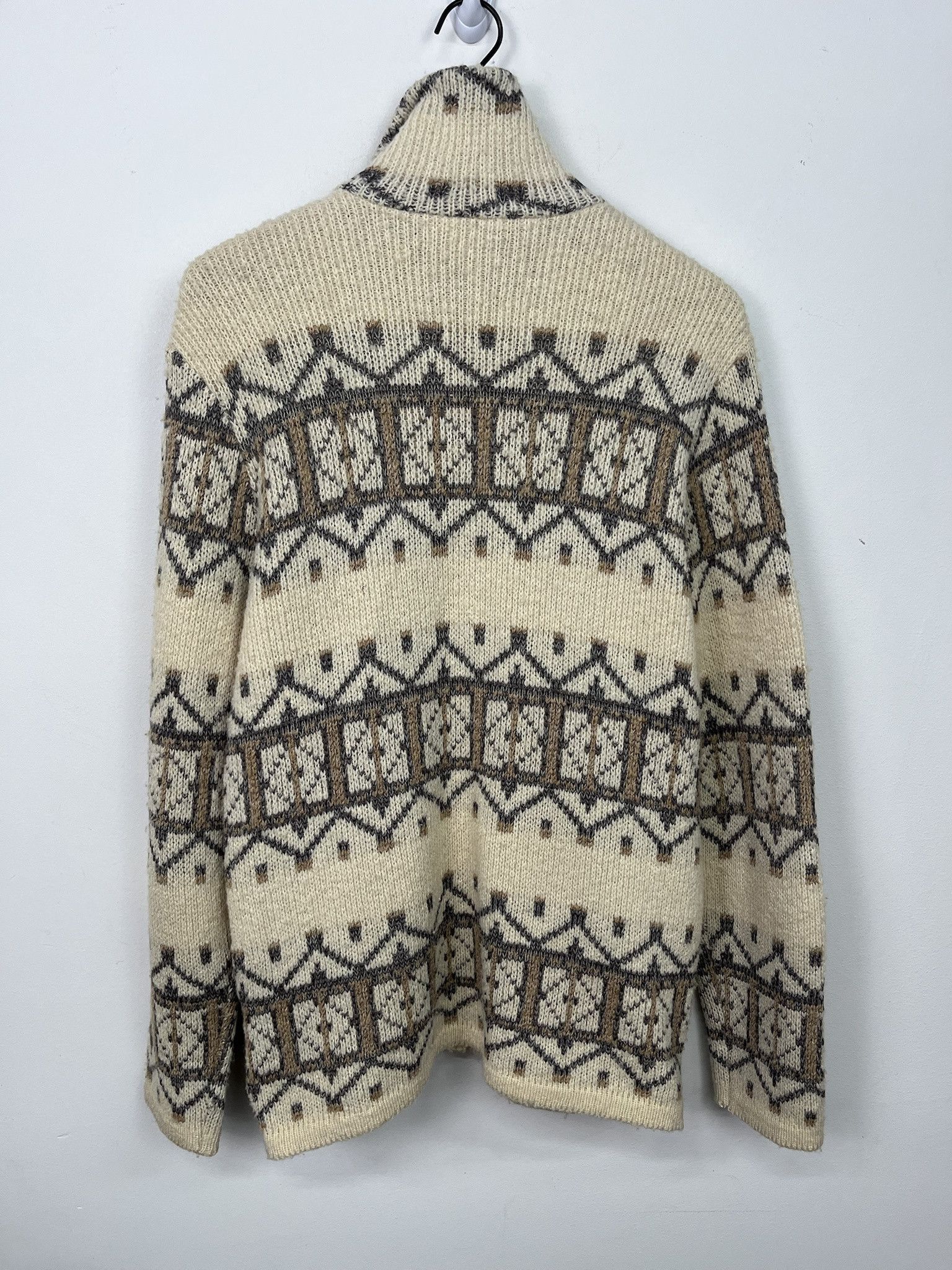 Vintage Vintage Tundra Knit Cardigan 90s Full Zip Wool Patterned Knit Sweater Size XL Size US XL / EU 56 / 4 - 3 Thumbnail