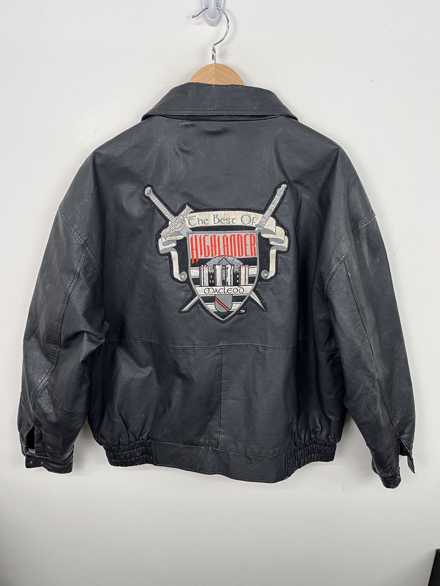 Vintage × Wilsons Leather Vintage 90s Highlander Movie Collin MacLeod Leather Jacket Size XL Size US XL / EU 56 / 4 - 2 Thumbnail