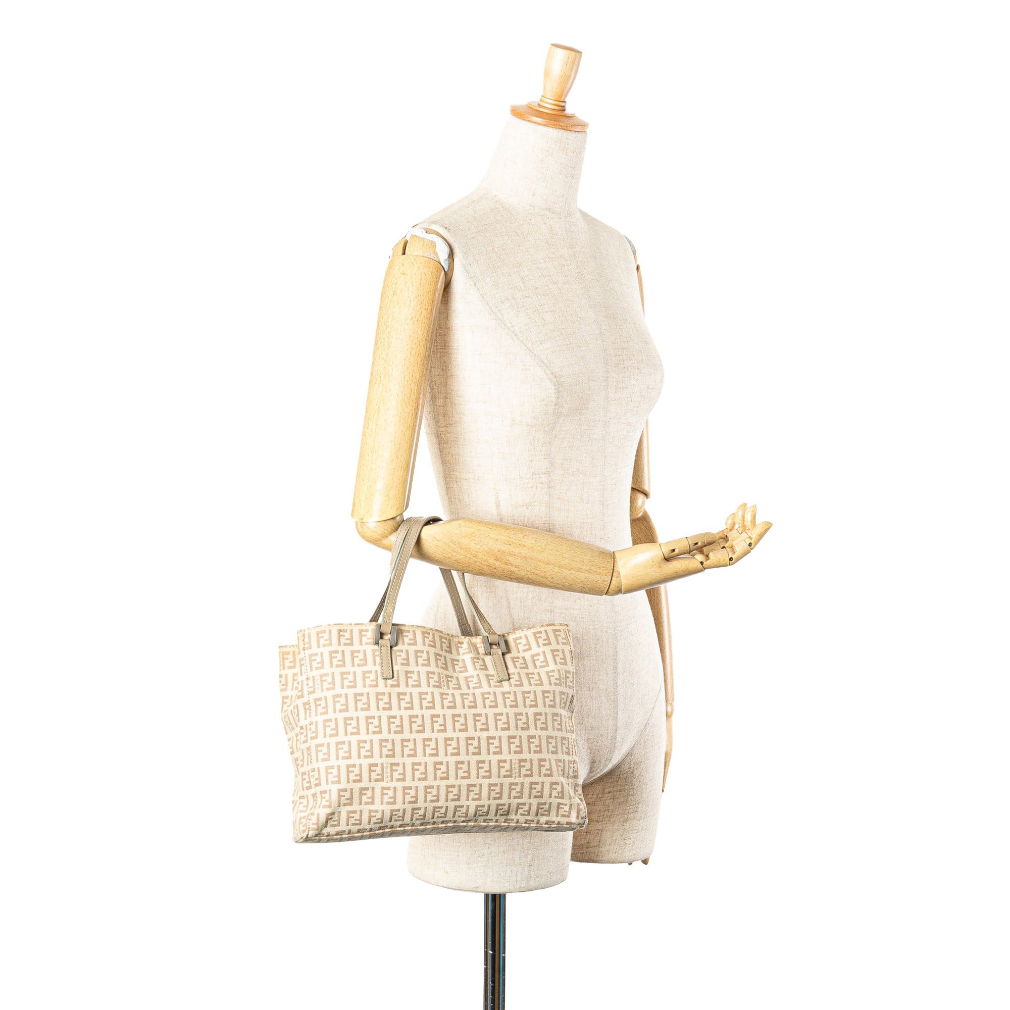 Fendi Fendi Zucchino Canvas Tote Size ONE SIZE - 10 Thumbnail