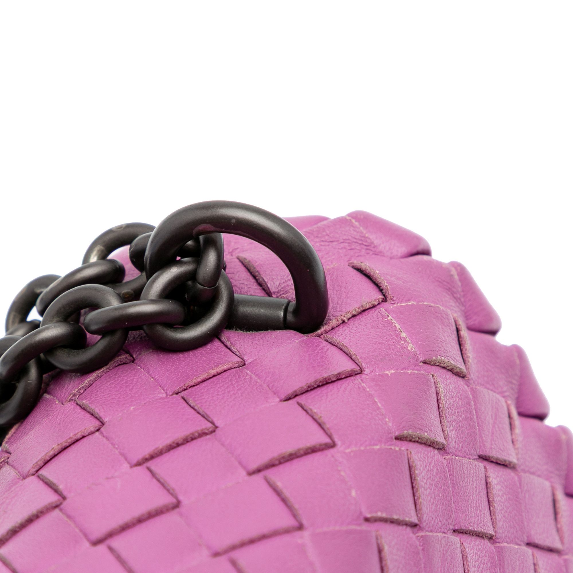 Bottega Veneta Small Nappa Intrecciato Olympia Shoulder Bag