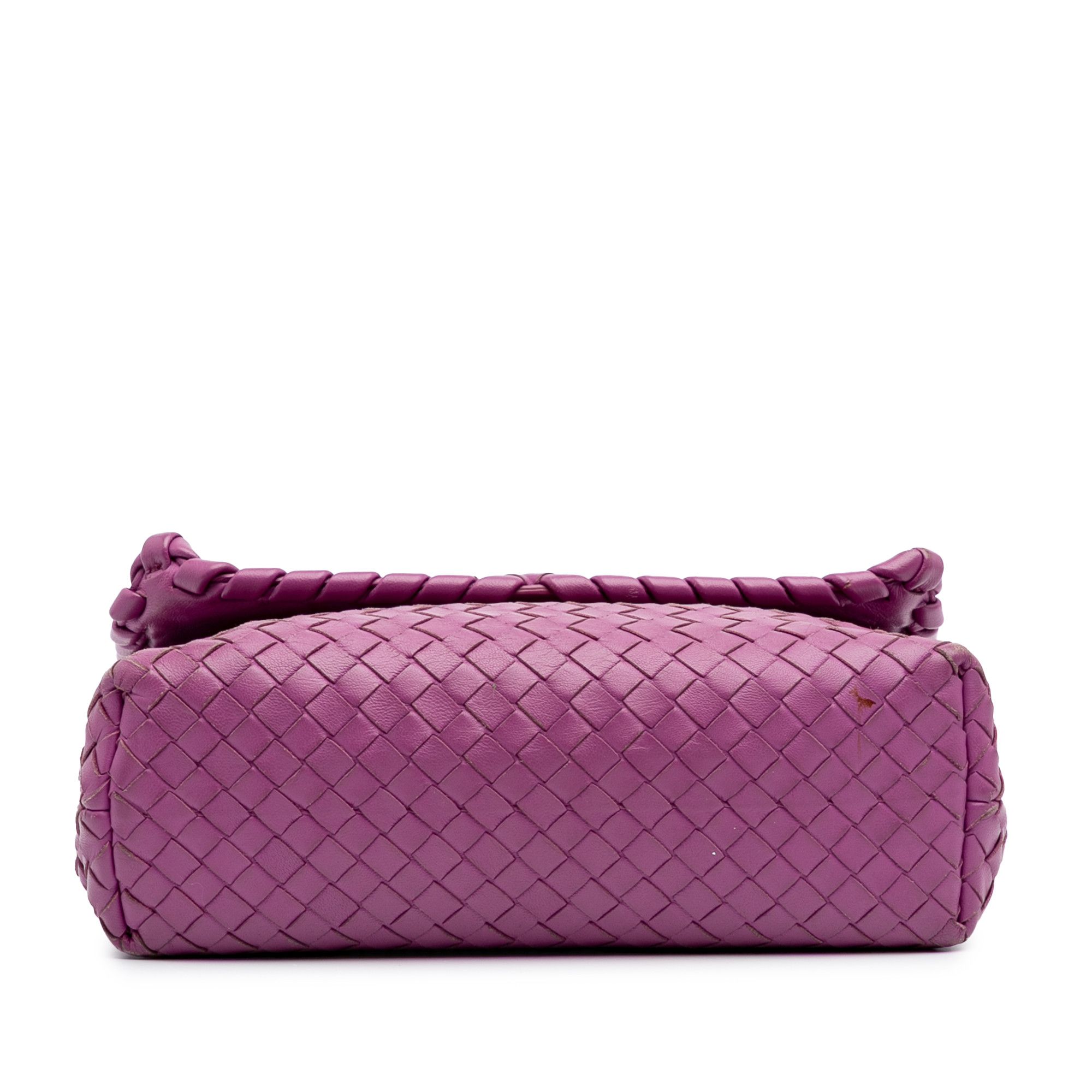 Bottega Veneta Small Nappa Intrecciato Olympia Shoulder Bag