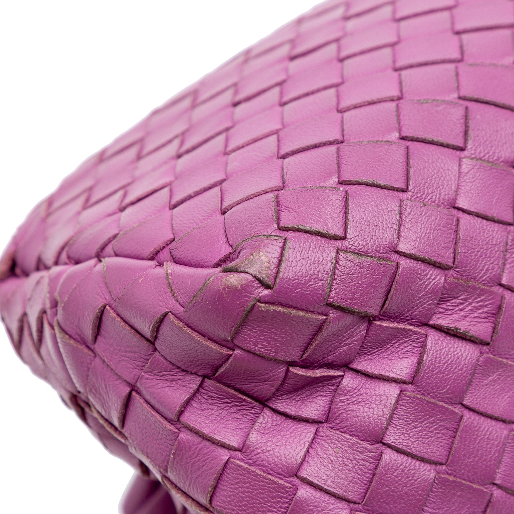 Bottega Veneta Small Nappa Intrecciato Olympia Shoulder Bag