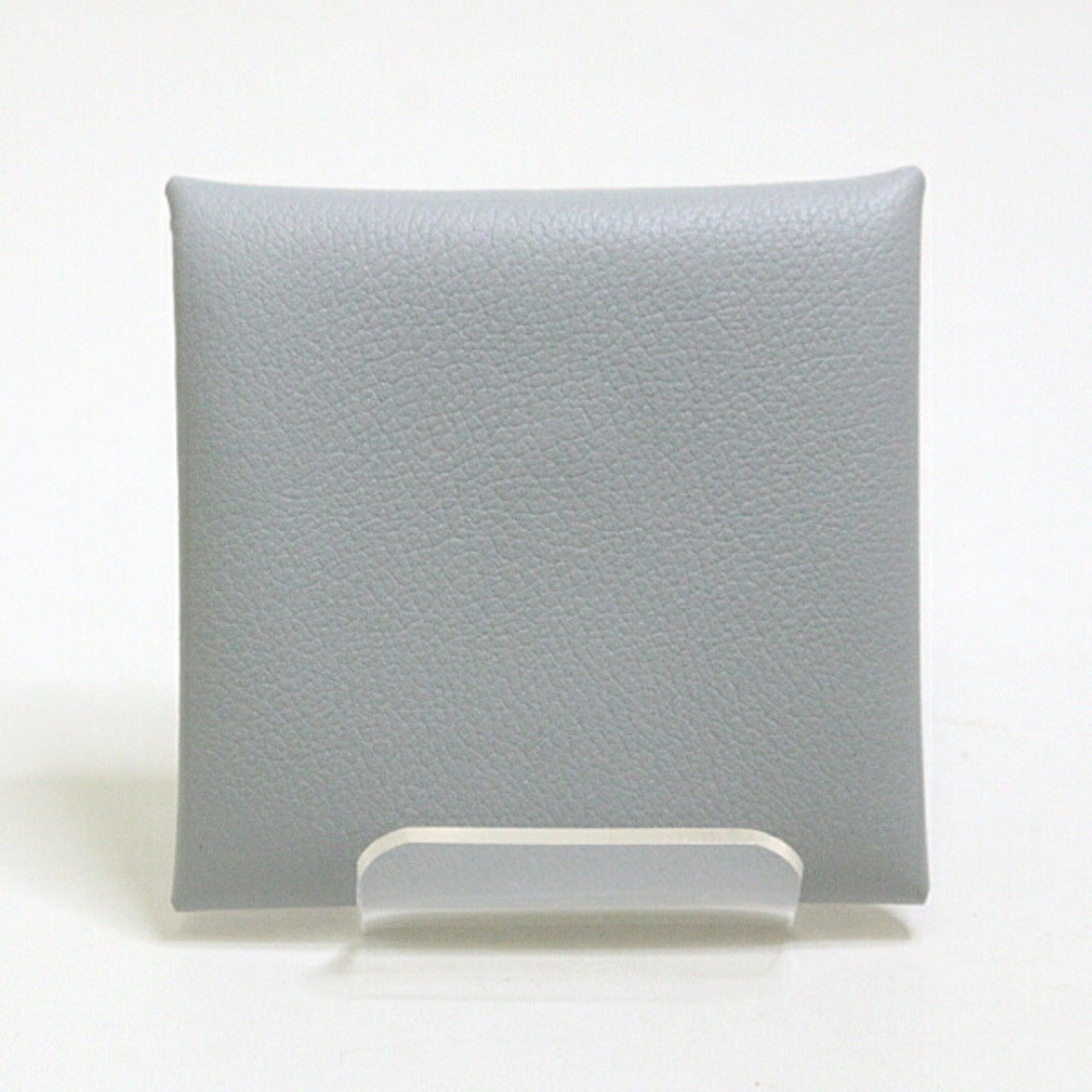 Hermes Hermes Coin Case Bastia Evercolor Blue Glacier W Engraved Purse Wallet Unused Item Size ONE SIZE - 3 Thumbnail
